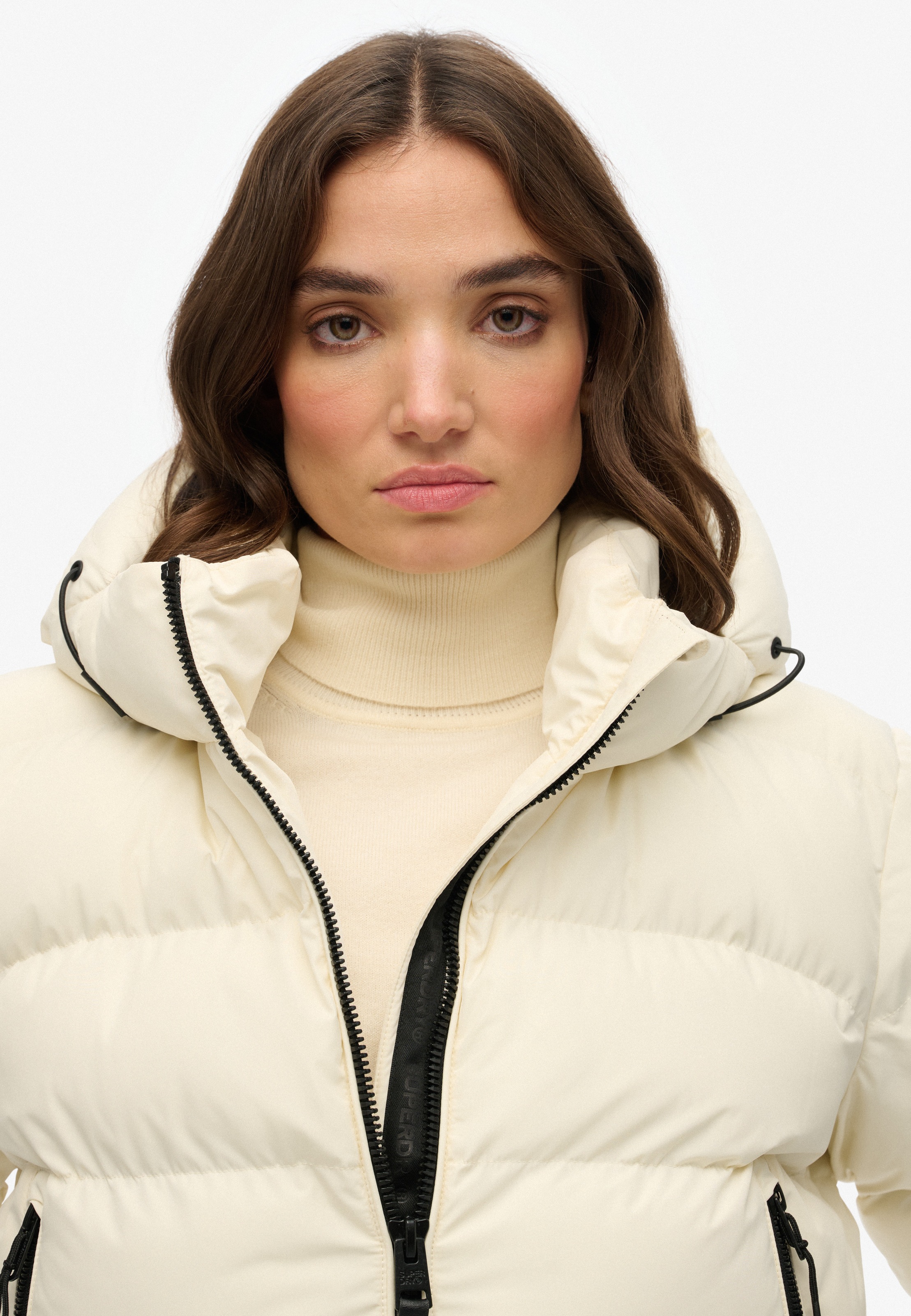 Superdry Steppjacke »HOODED SPORTS PUFFER JACKET«, mit Kapuze