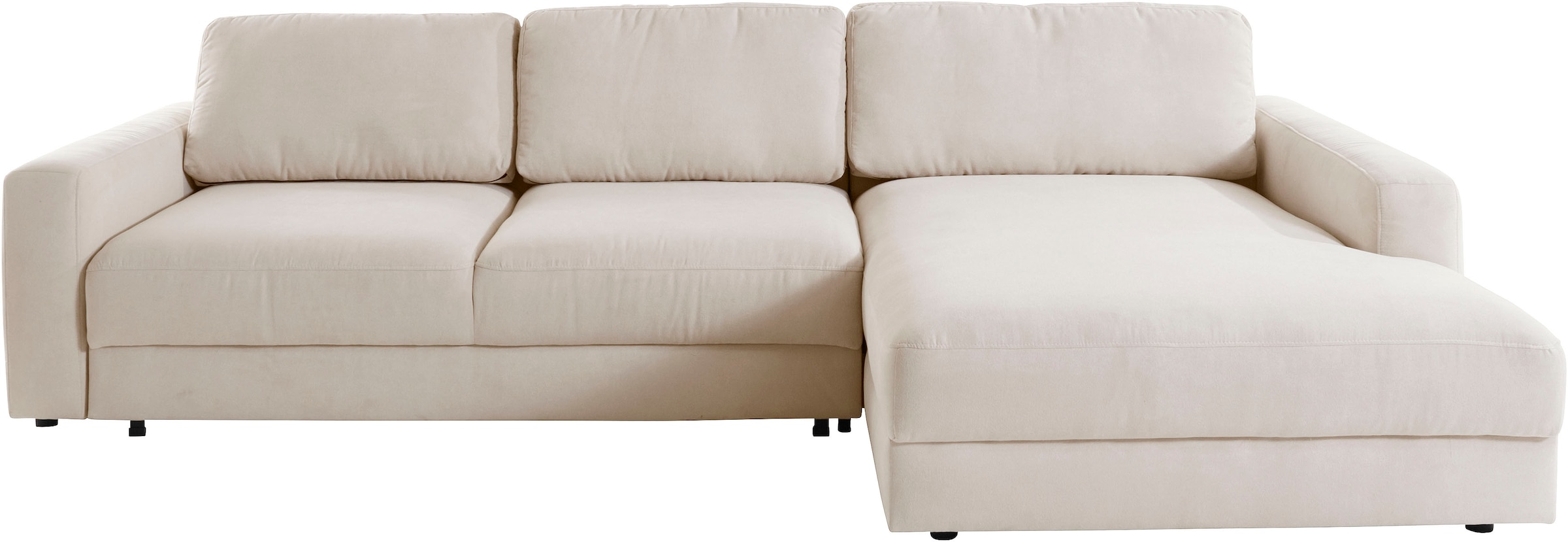 Places of Style Ecksofa »Bloomfield, bequem und elegant, L-Form«, wahlweise mit Bettfunktion und Bettkasten