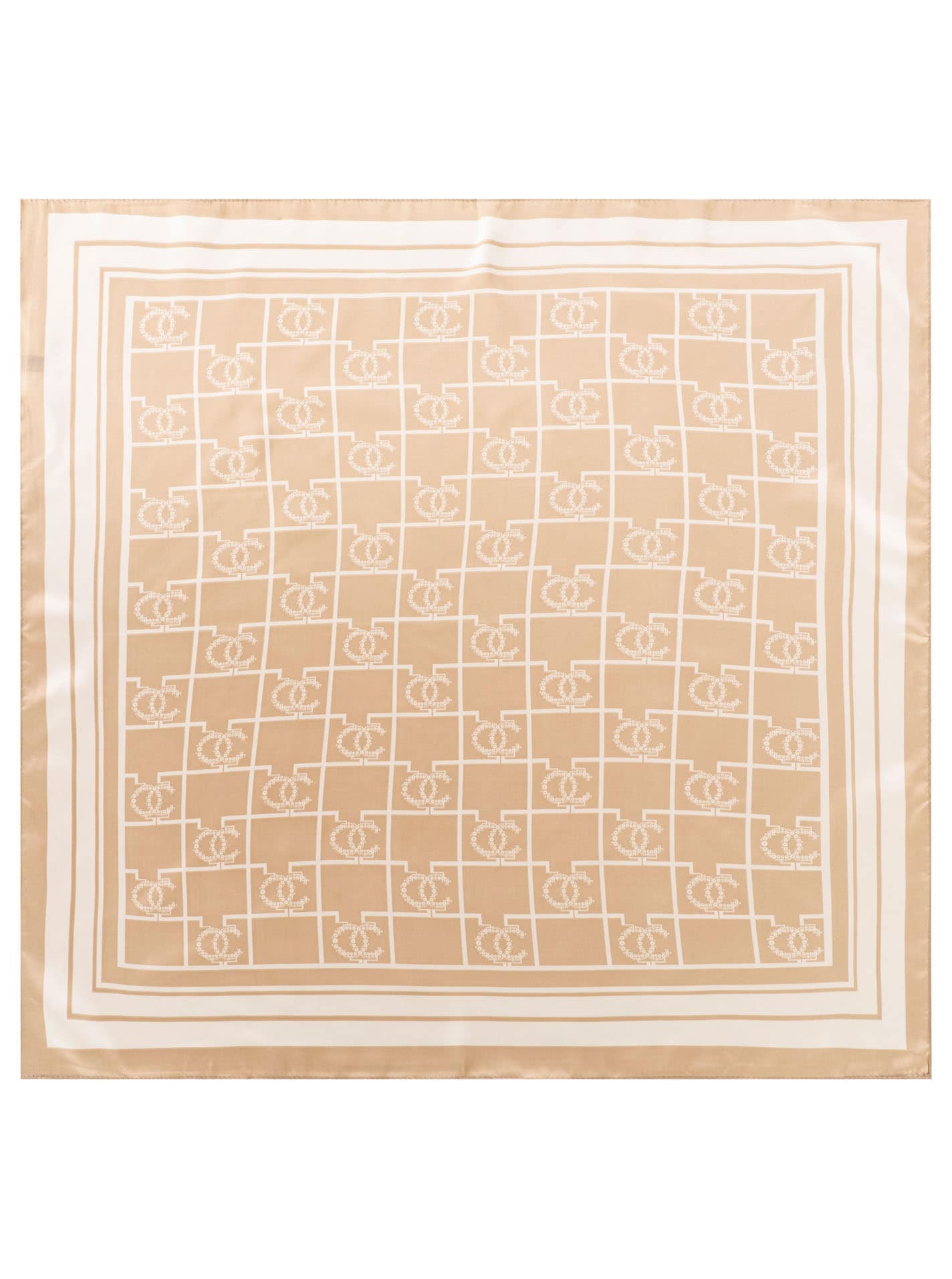 Zwillingsherz Nickituch »"Luxury"« geometrisches Muster, glänzende Oberfläche
