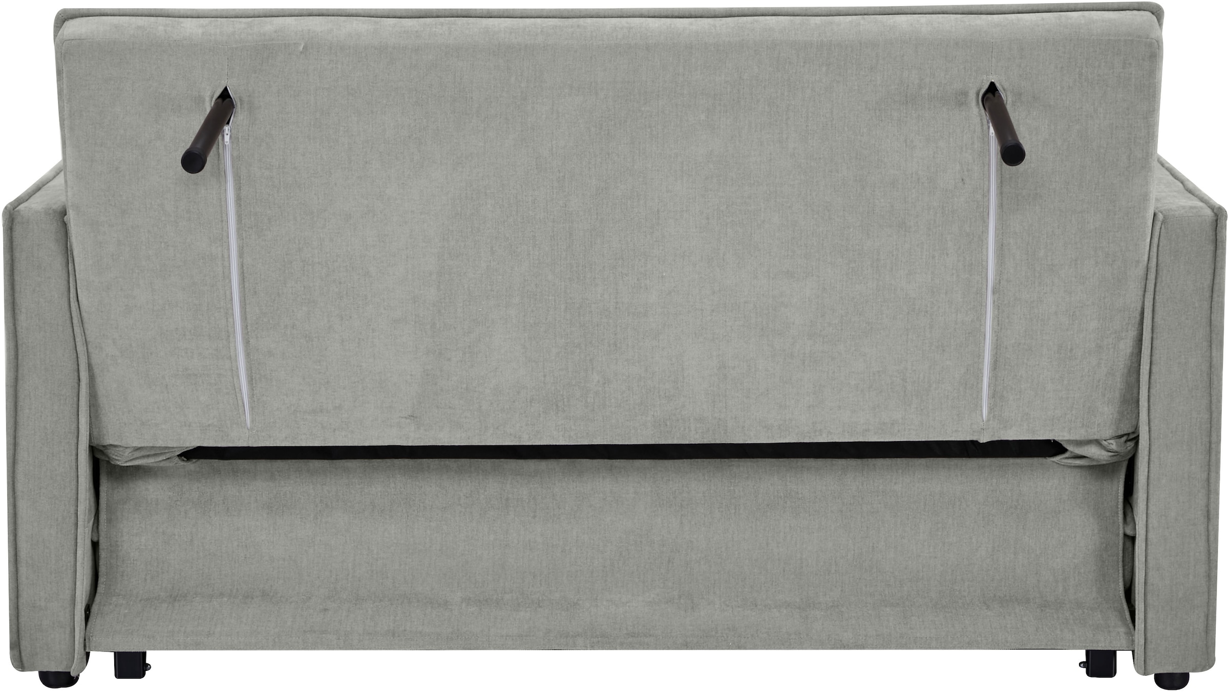 OTTO home Schlafsofa »STEFFO, 159 cm, 2-Sitzer, mit verstellbarer Rückenlehne« Klappmechanismus, Feinstruktur-Bezug, natürliche Farben