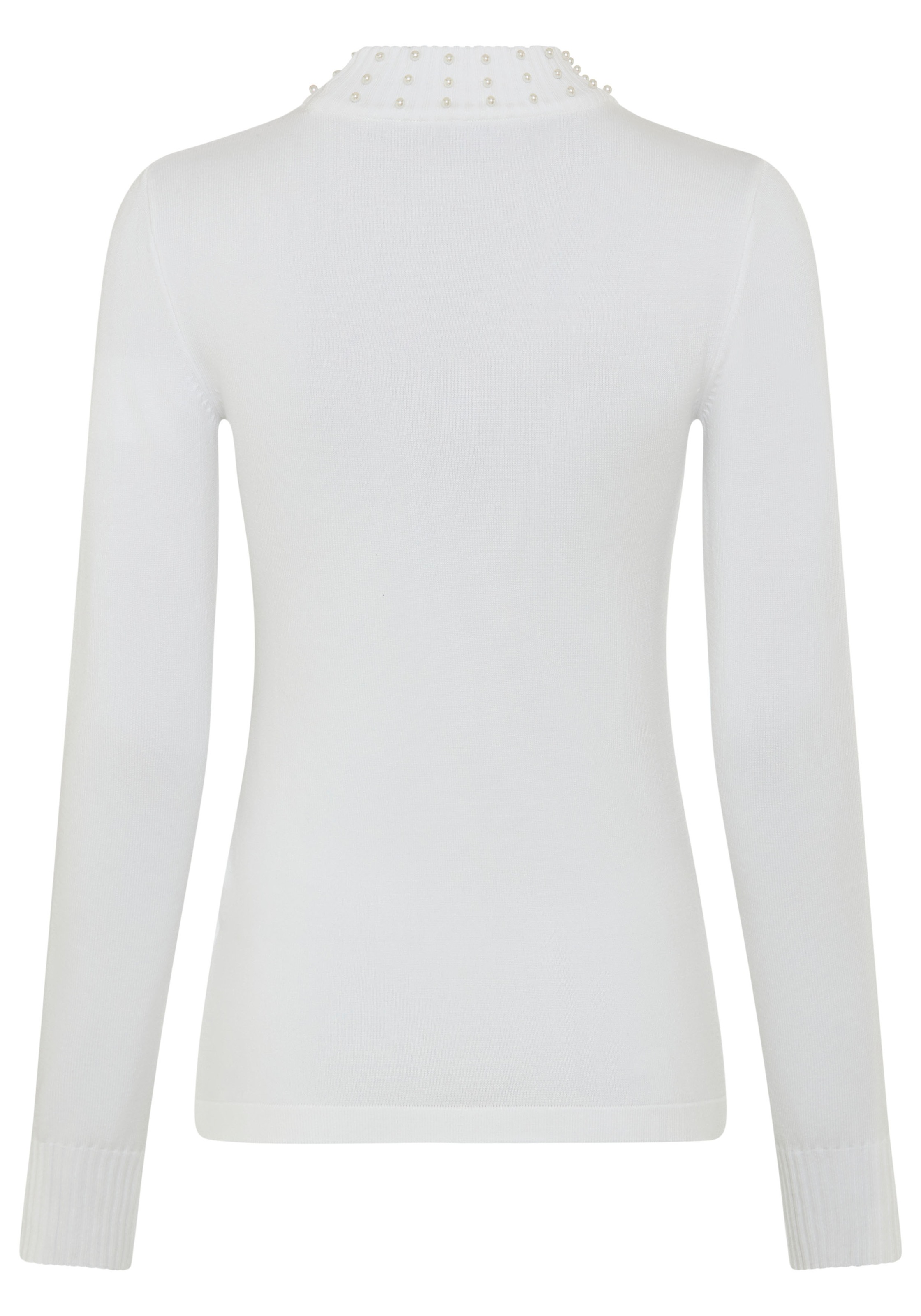 Melrose Rollkragenpullover mit eleganten Perlen am Kragen