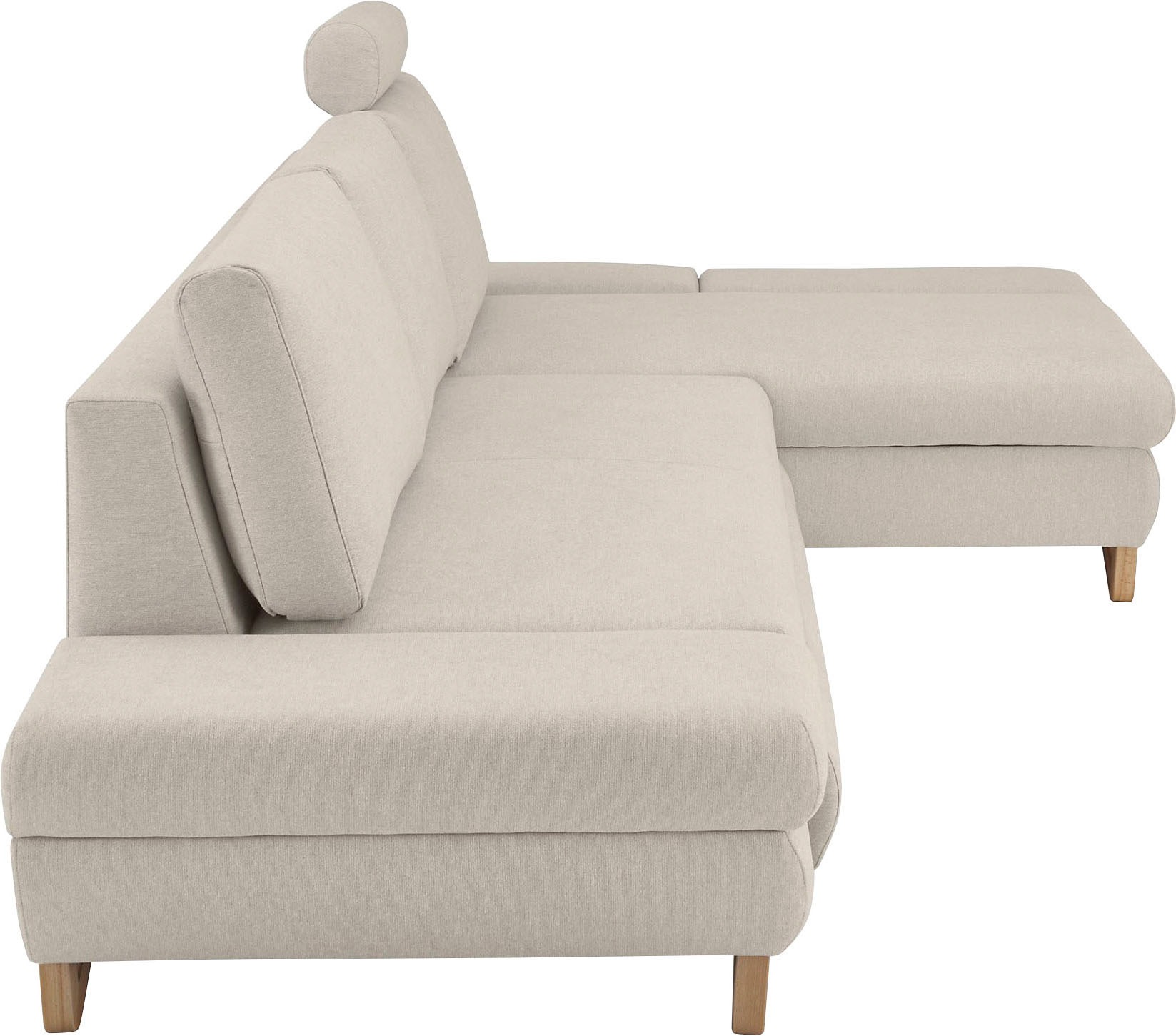 INOSIGN Ecksofa »City/Giron, L-Form,«, verstellbare Armlehnen mit Rasterfunktion