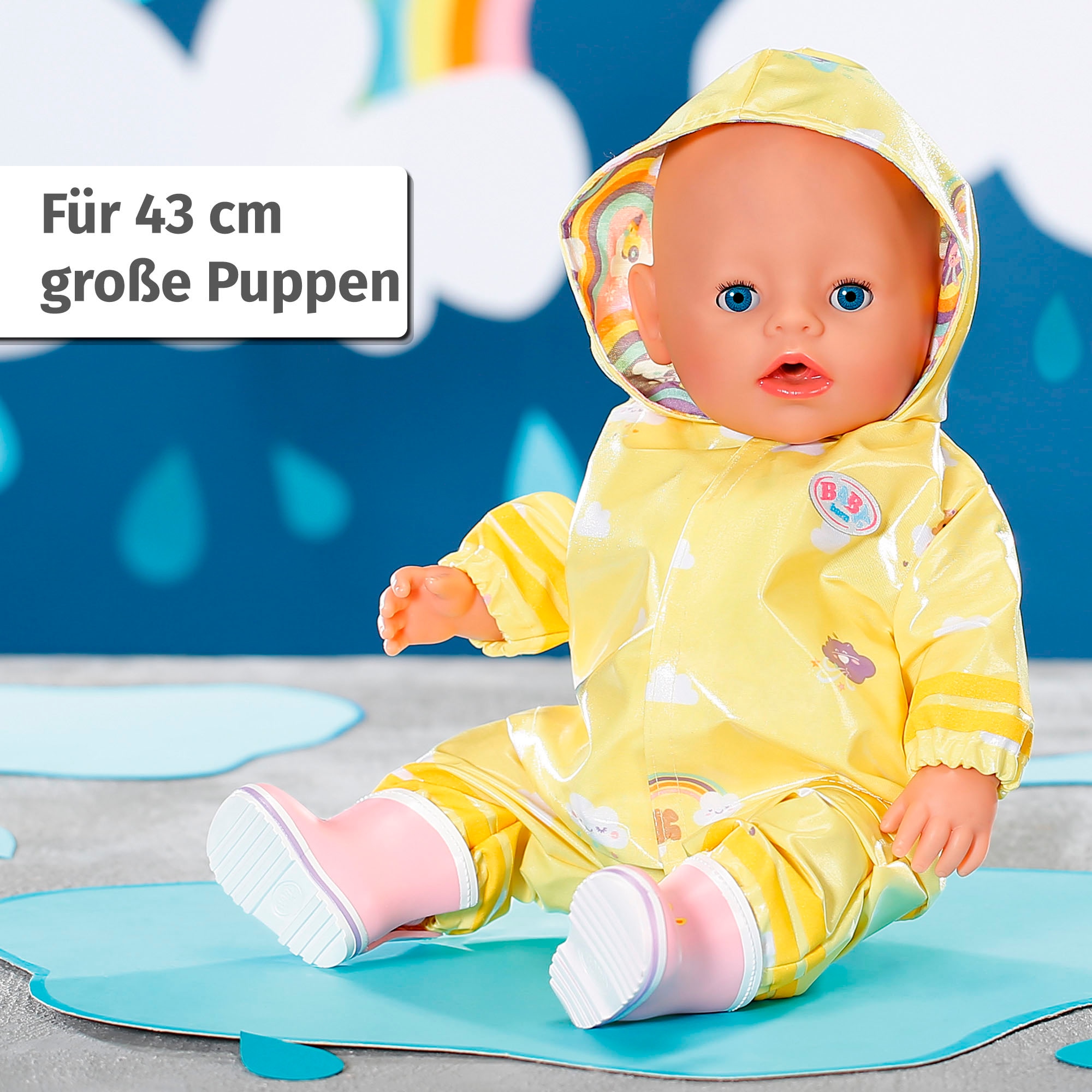 Baby Born Puppenkleidung »Deluxe Regen-Outfit 43 cm«