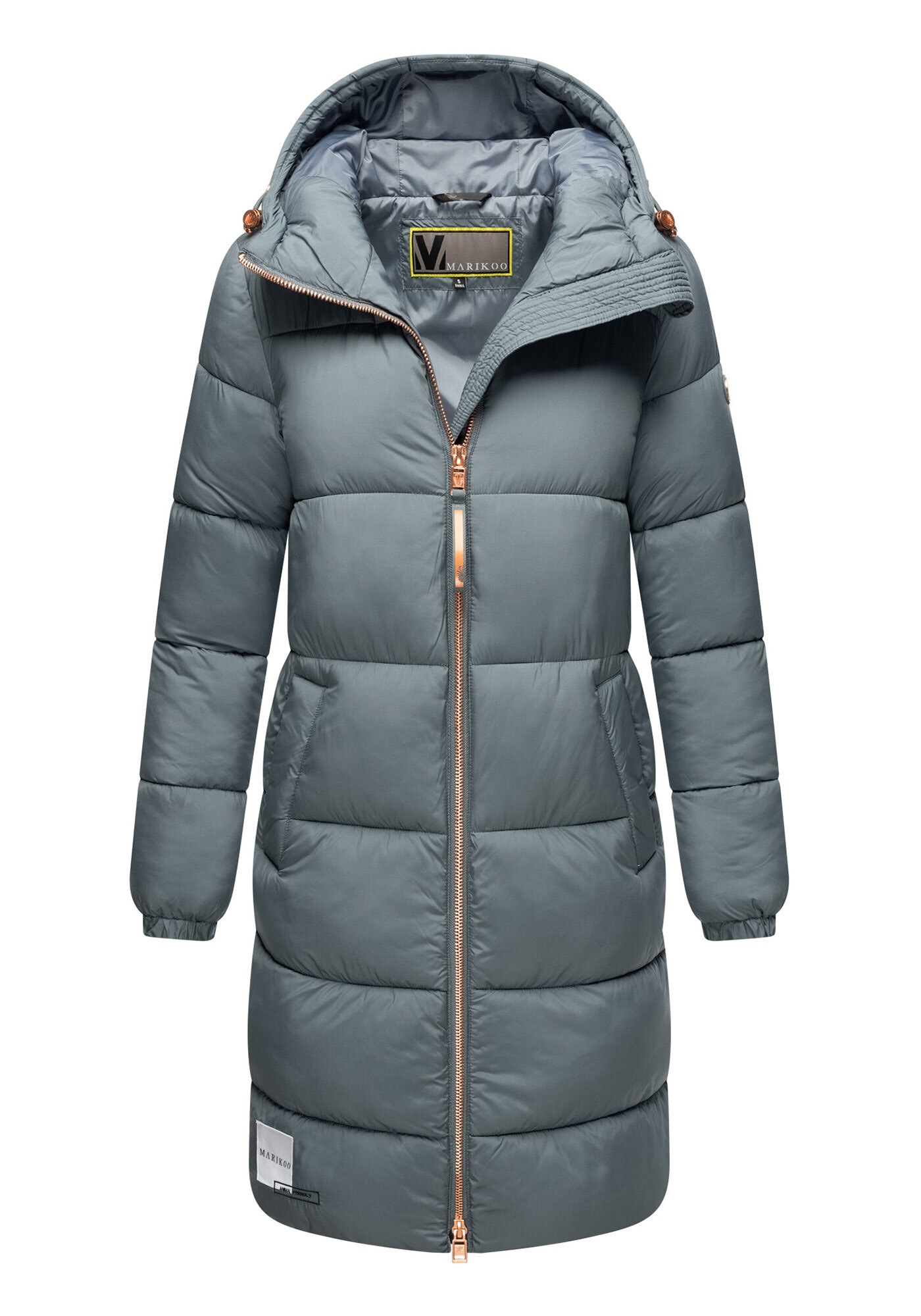 Marikoo Winterjacke »Marikoo Nomadiaa lange Damen Winterjacke N024«