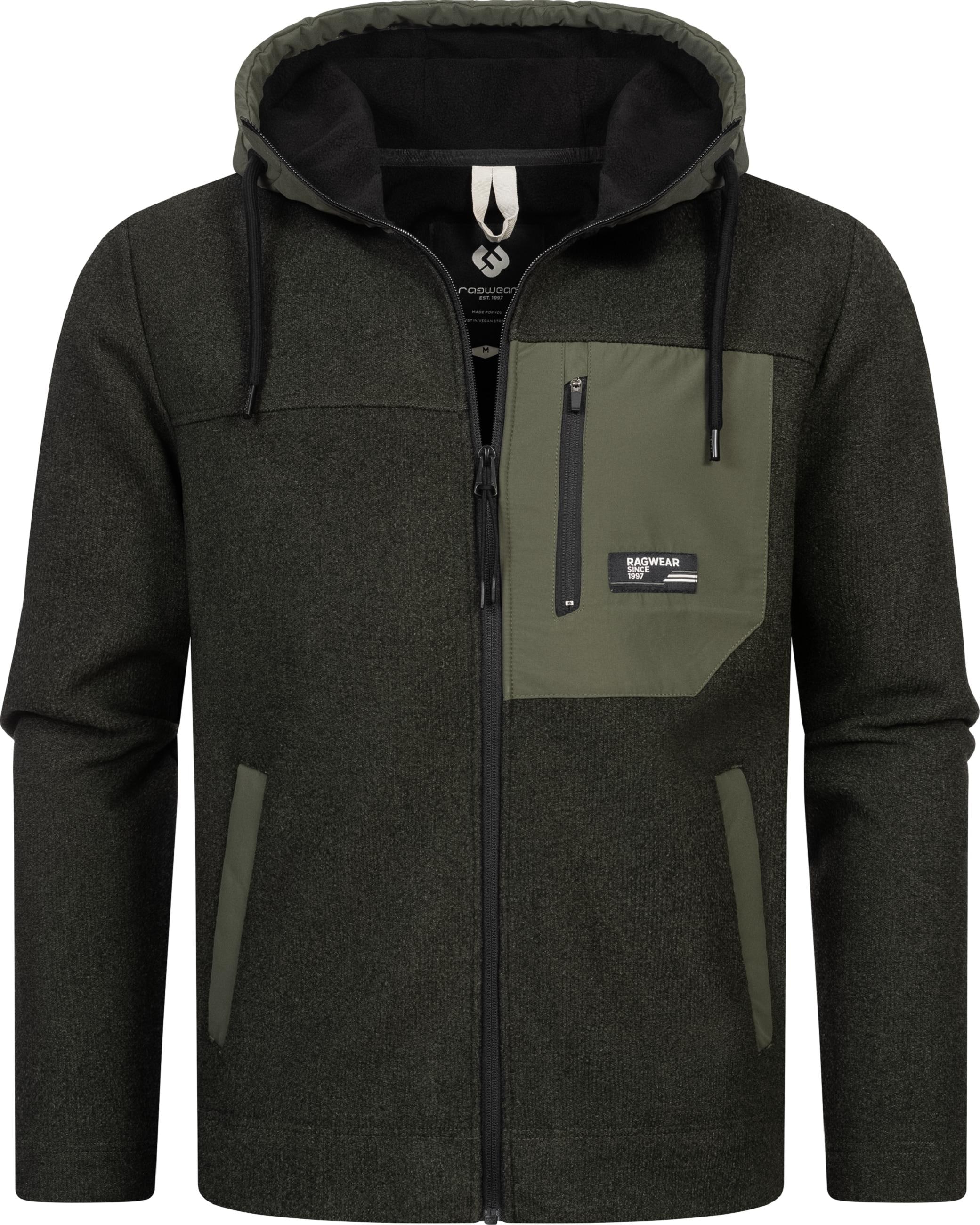 Ragwear Kapuzensweatjacke »Fleecejacke Brodney«