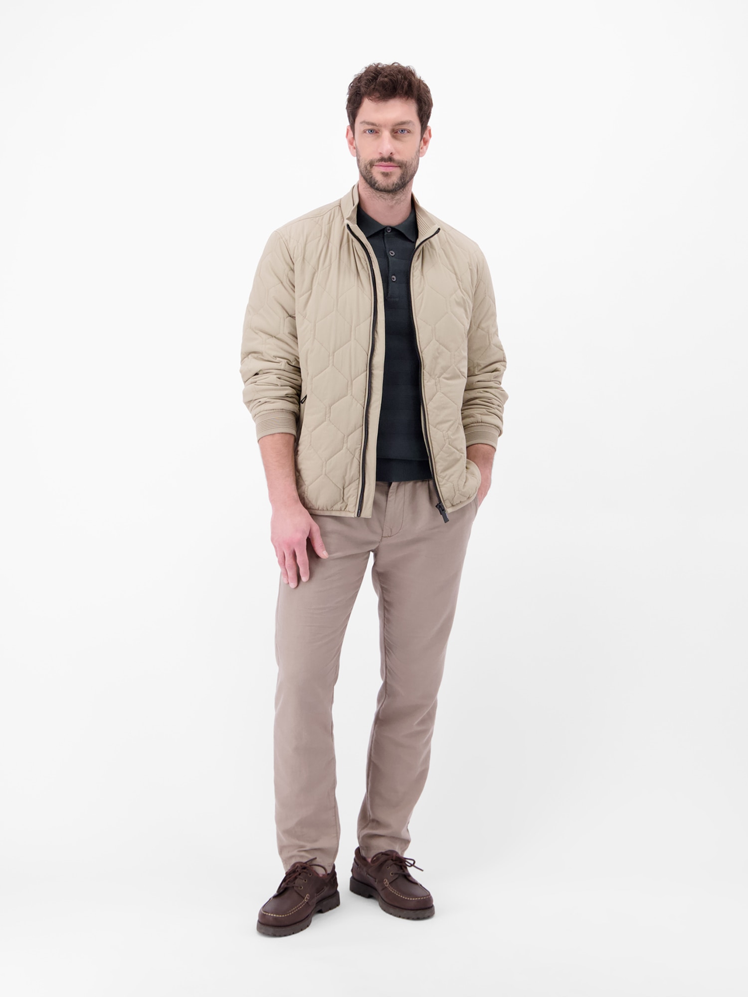 LERROS Poloshirt »Unifarbenes Poloshirt, 100 % Baumwolle«