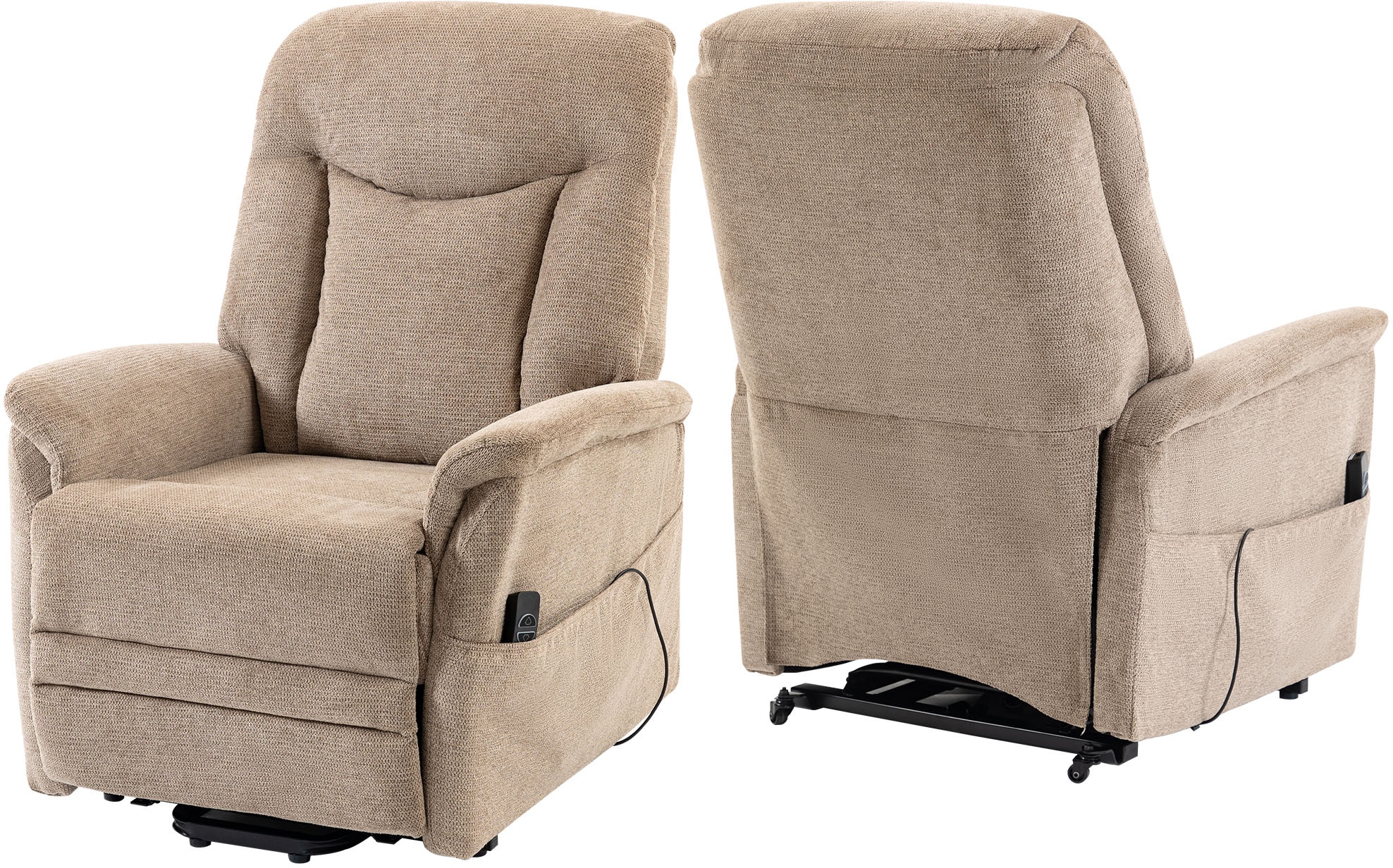 Duo Collection TV-Sessel »Gandia XXL« 150 kg belastbar, Stahlwellenunterfederung