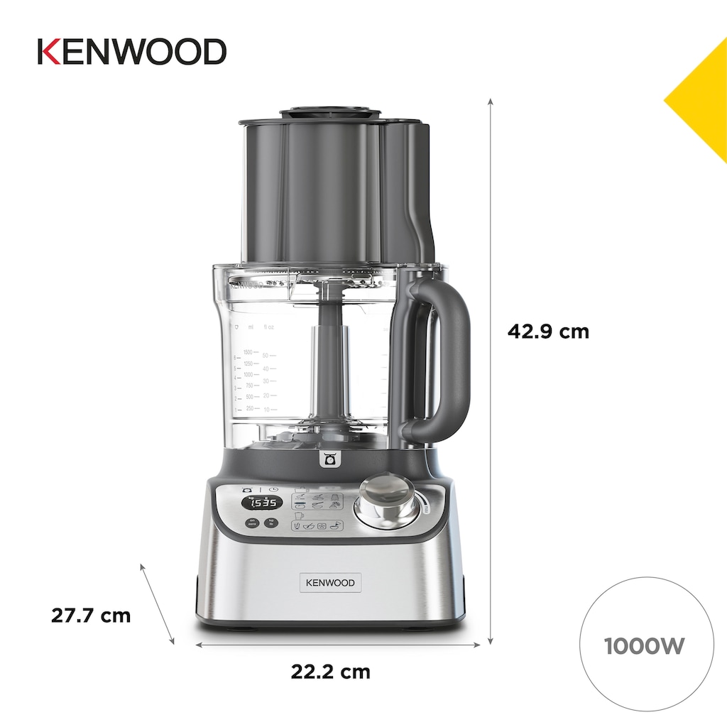 KENWOOD Kompakt-Küchenmaschine »FDM72.990SS Multipro XL Weigh+«