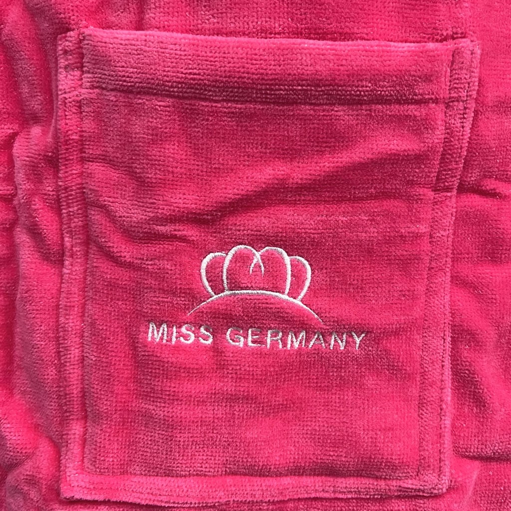Miss Germany Sarong »Miss Germany«, Knöpfen Online Shop OTTO im bestellen (1 Velours, St.), mit