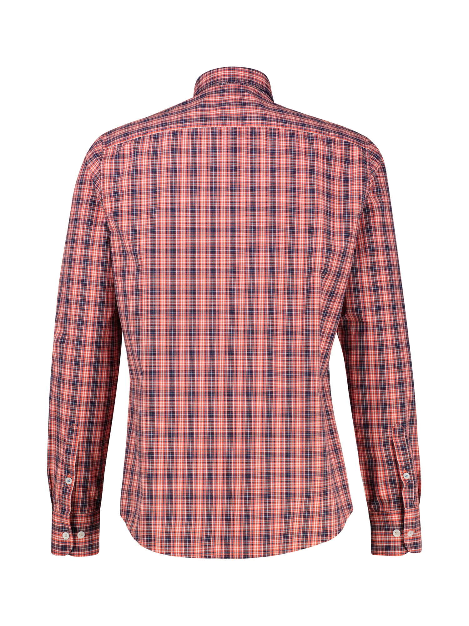 LERROS Langarmhemd »Karohemd mit Button-Down-Kragen«