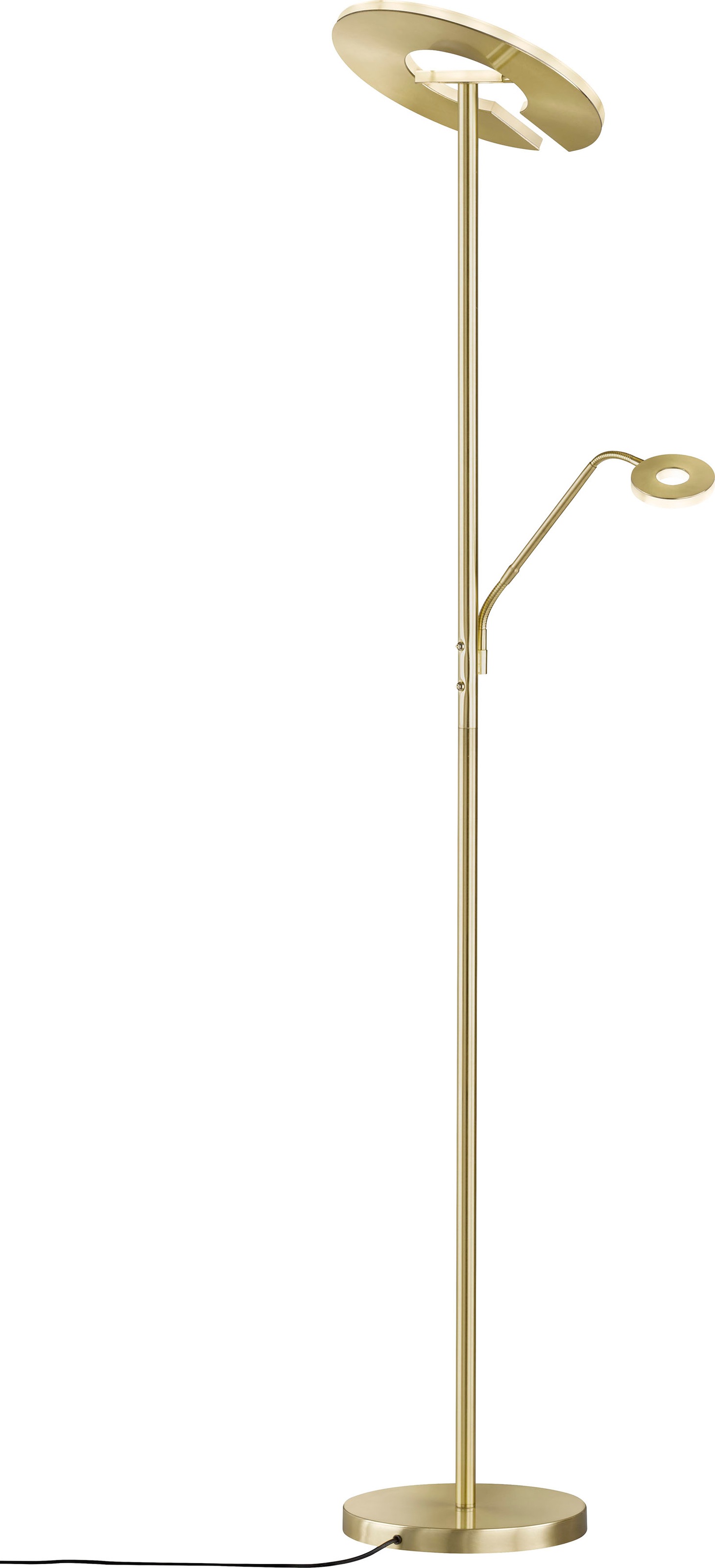 Fischer & Honsel LED Deckenfluter »Dent« LED-Modul 1 Stk. Farbwechsler in grau, Größe Ø 35 cm