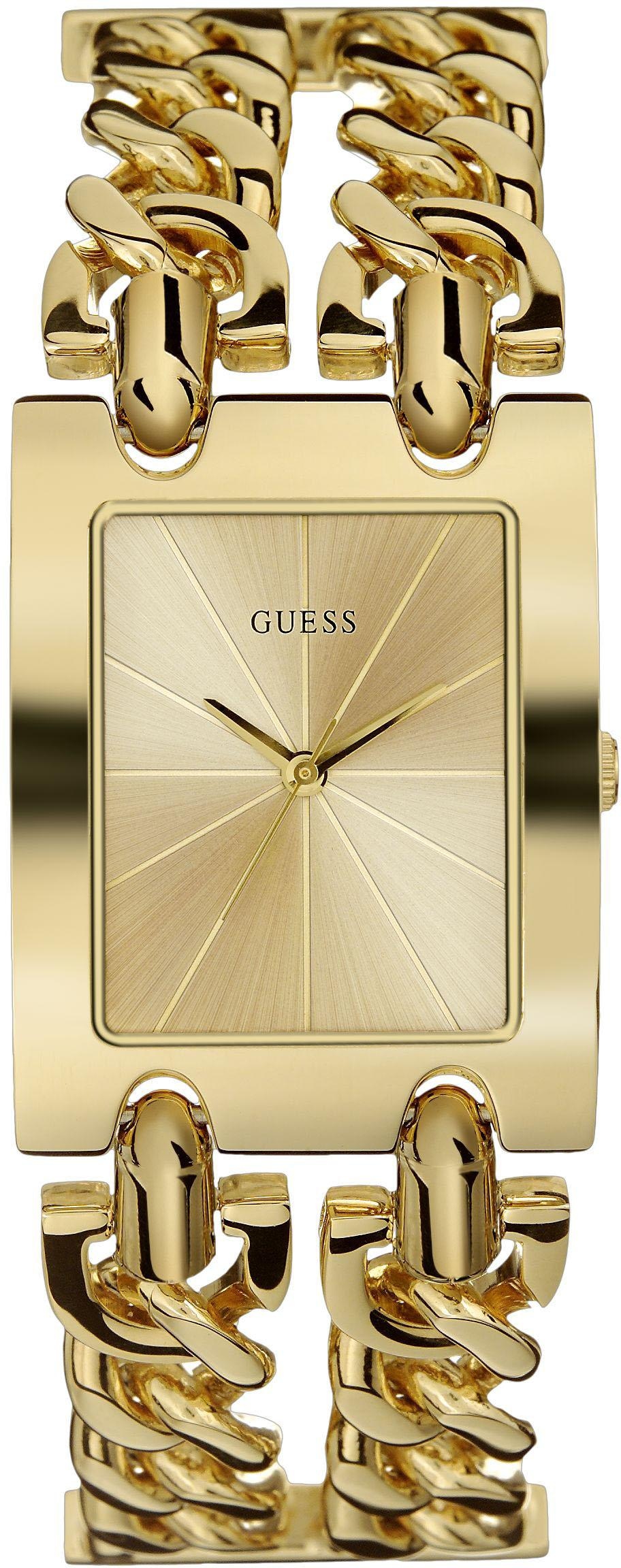 Guess Quarzuhr »HEAVY METAL, W1117L2«, Armbanduhr, Damenuhr