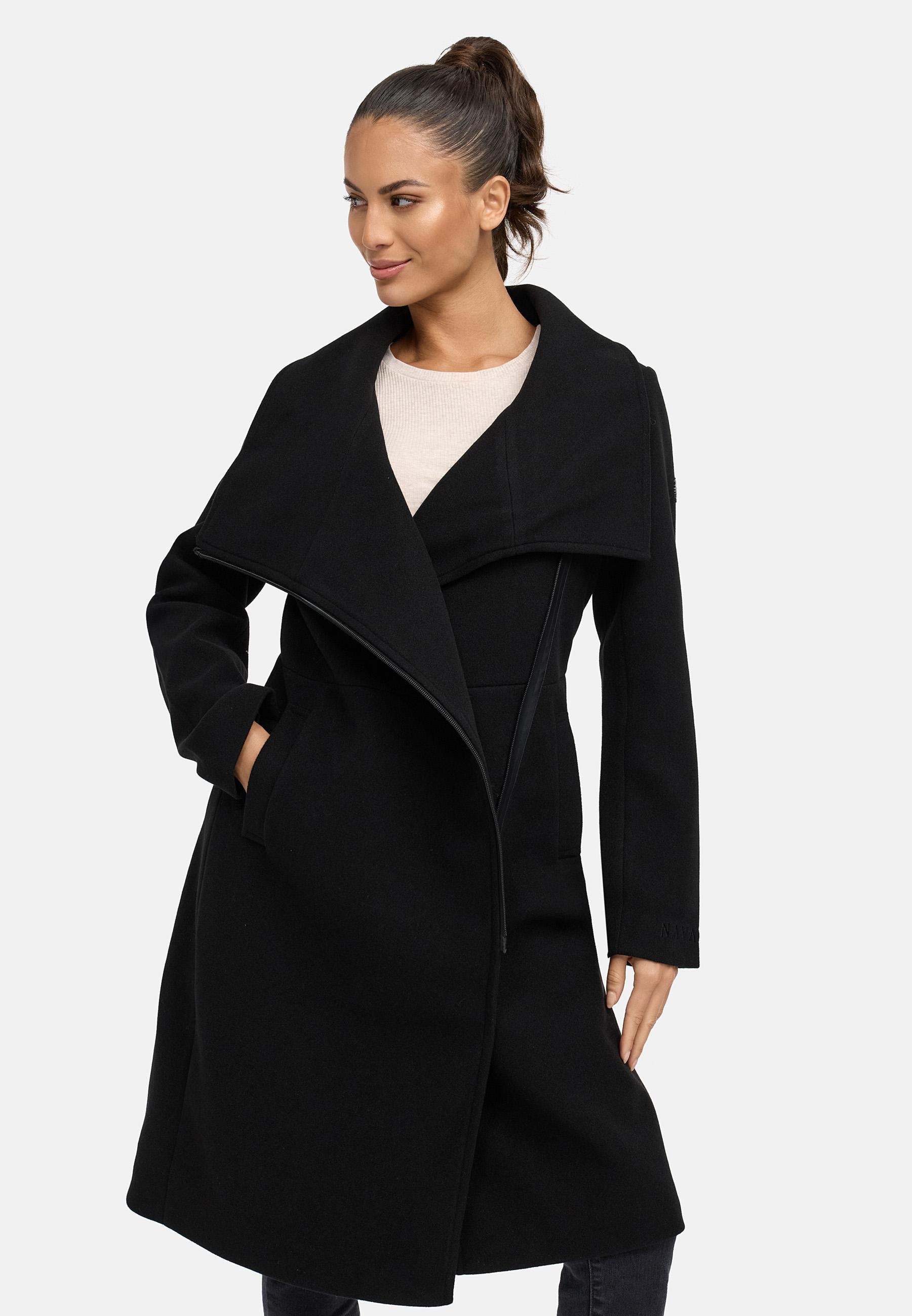 Navahoo Kurzmantel »Kurzmantel Samtrose 14«