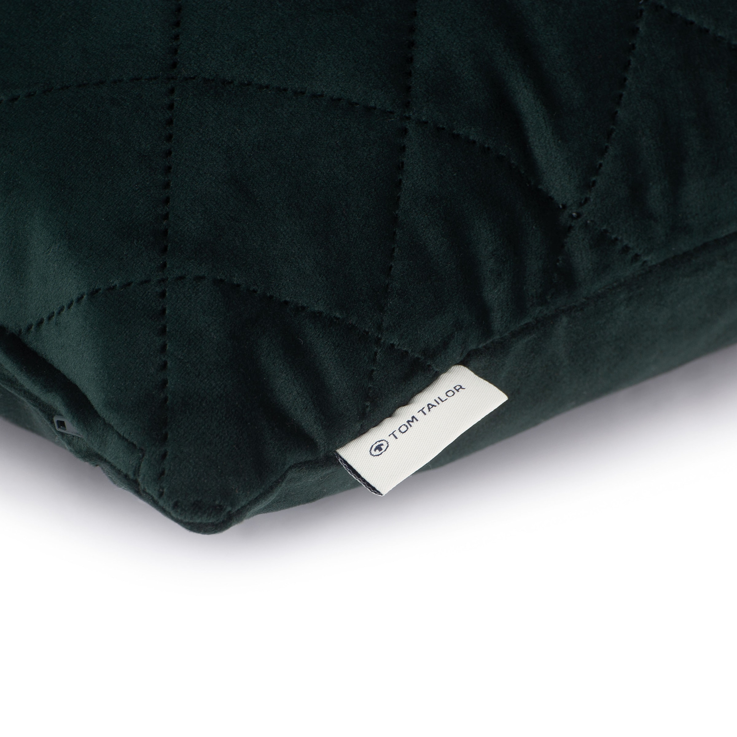 TOM TAILOR HOME Dekokissen »FrenchVelvet Quilt« Kissenhülle ohne Füllung, 1 Stück