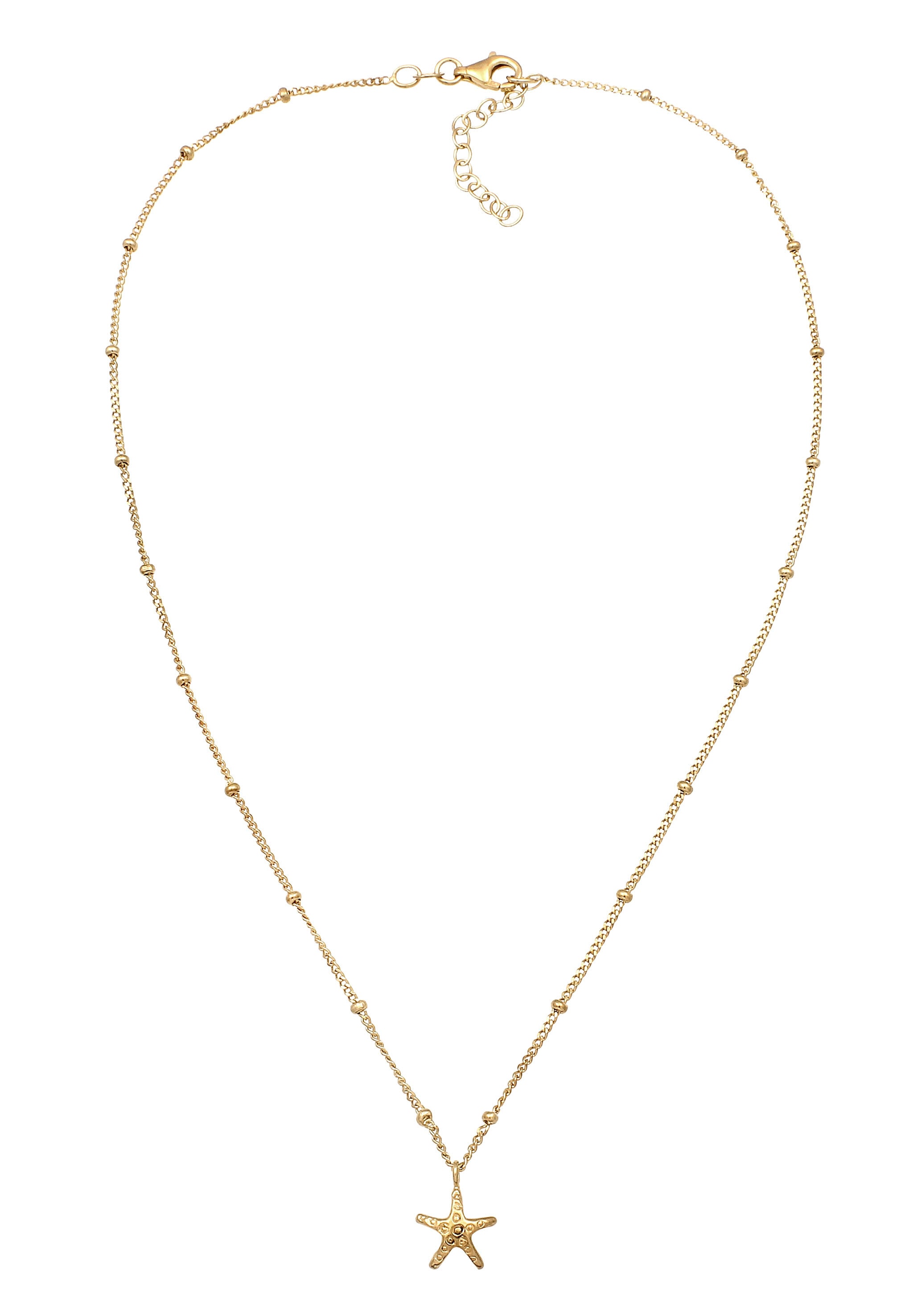 Elli Choker »Halskette Choker Anhänger Seestern 925 Sterling Silber«