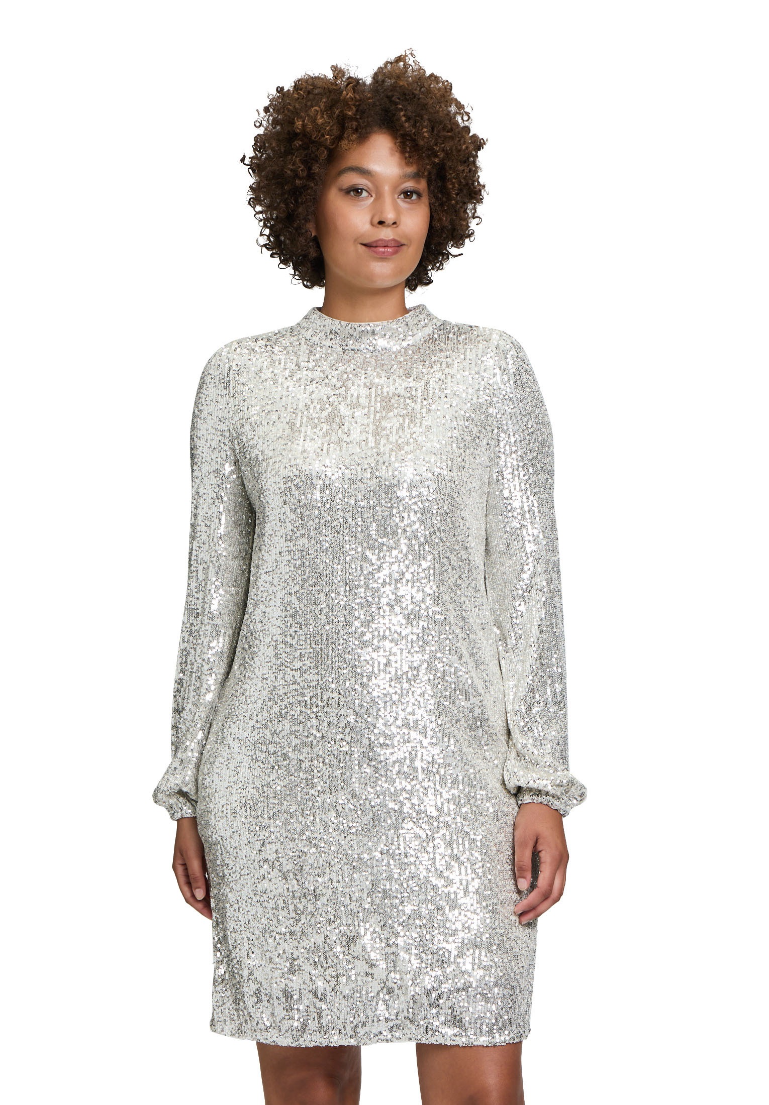 Cartoon Paillettenkleid »Pailletten-Kleid mit Stehkragen«