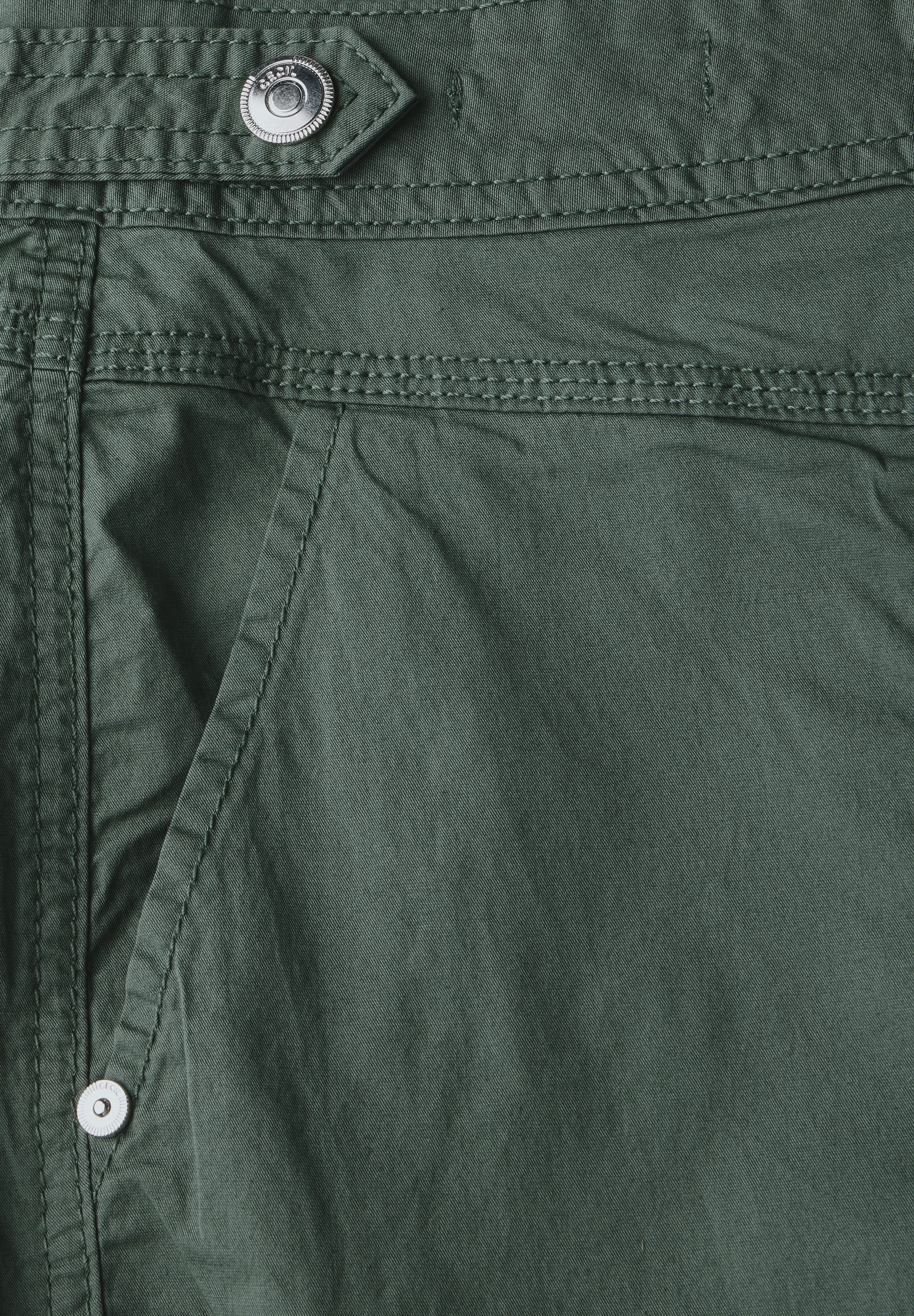 Cecil Caprihose »Style New York«, mit Knopfdetails am Bund