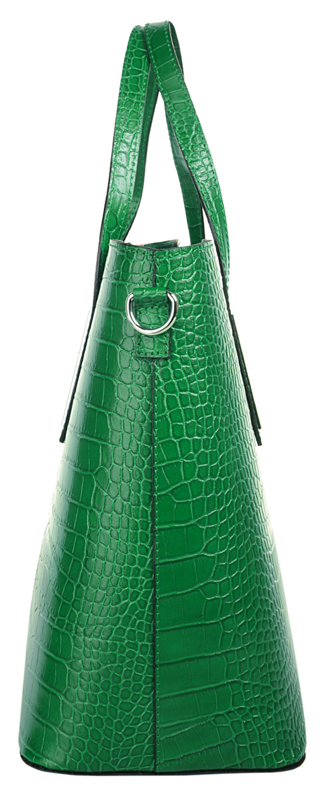 Cluty Henkeltasche, echt Leder, Made in Italy