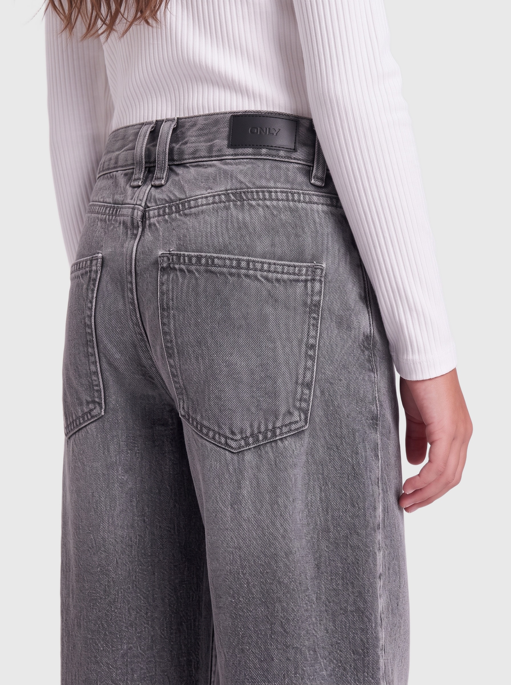 KIDS ONLY Weite Jeans »KOGTAYLOR HW BARREL DNM PIM828 NOOS« Baumwollmischung, high waist, Barrel Fit