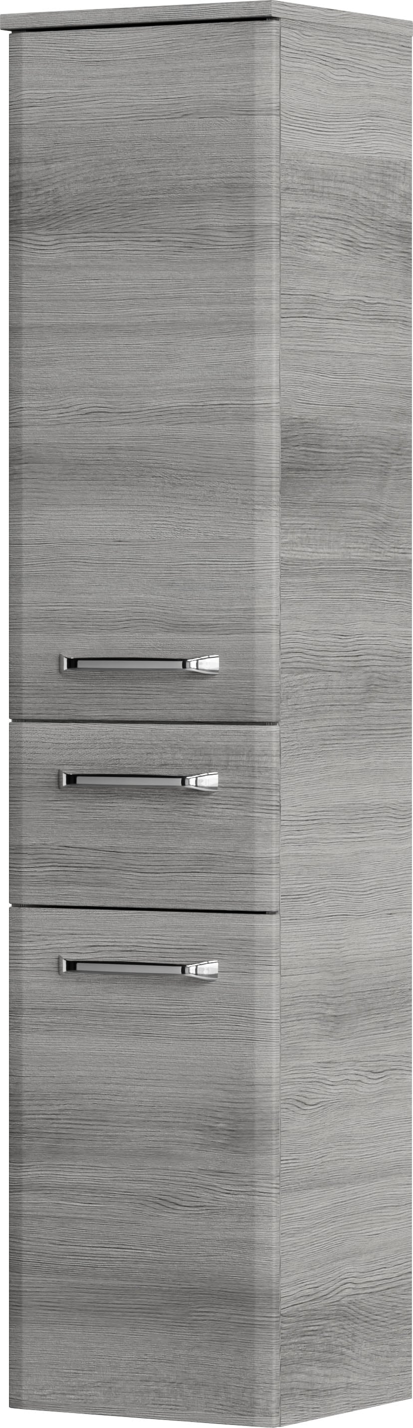 Saphir Midischrank »Quickset Badschrank 30 cm breit, 2 Türen, 1 Schublade, 3 Einlegeböden«, Badezimmer-Midischrank inkl. Türdämpfer, Griffe in Chrom glänzend