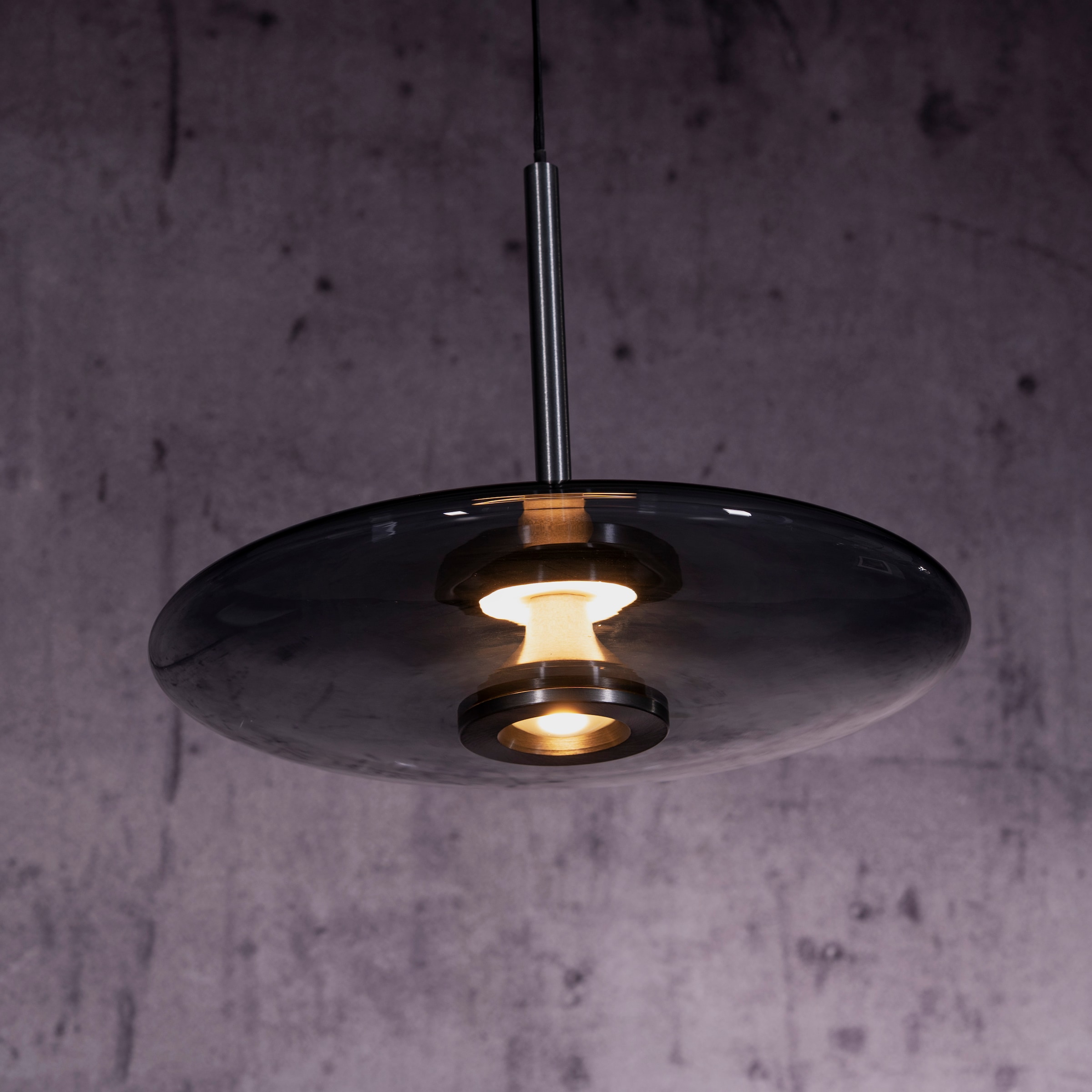 Neuhaus PURE LED Pendelleuchte »PURE E-Vitrum« LED-Board 1 Stk. warmweiß - kaltweiß e-LIFT®-Funktion, CCT, dimmbar über Fernbedíenung