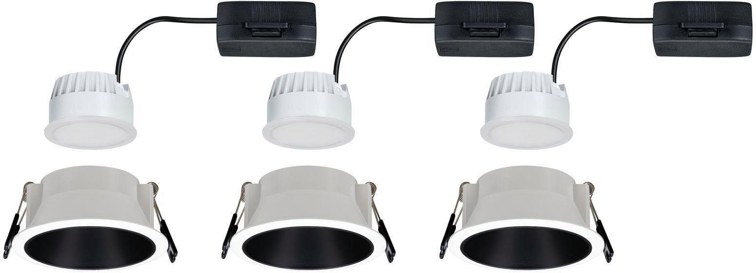 Paulmann LED Einbauleuchte »Cole«, 3 flammig, Deckenspots, 3er Set