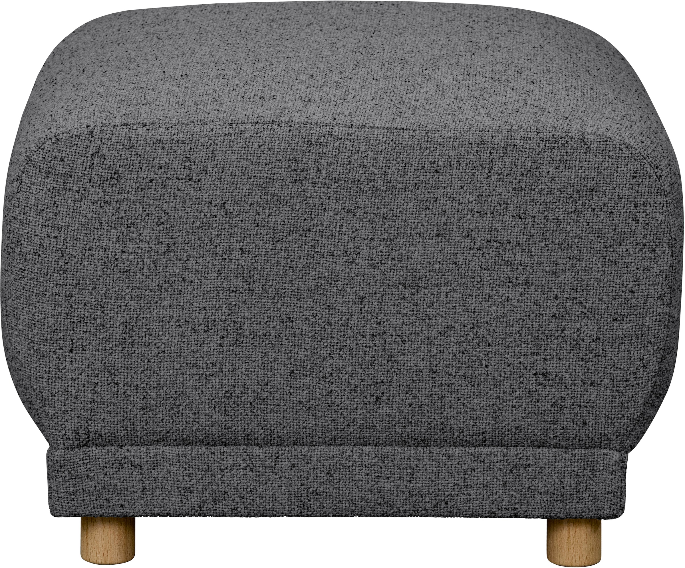 Home affaire Polsterhocker »LEMPS«, klein passend zur Serie, B/T/H: 70/70/46 cm