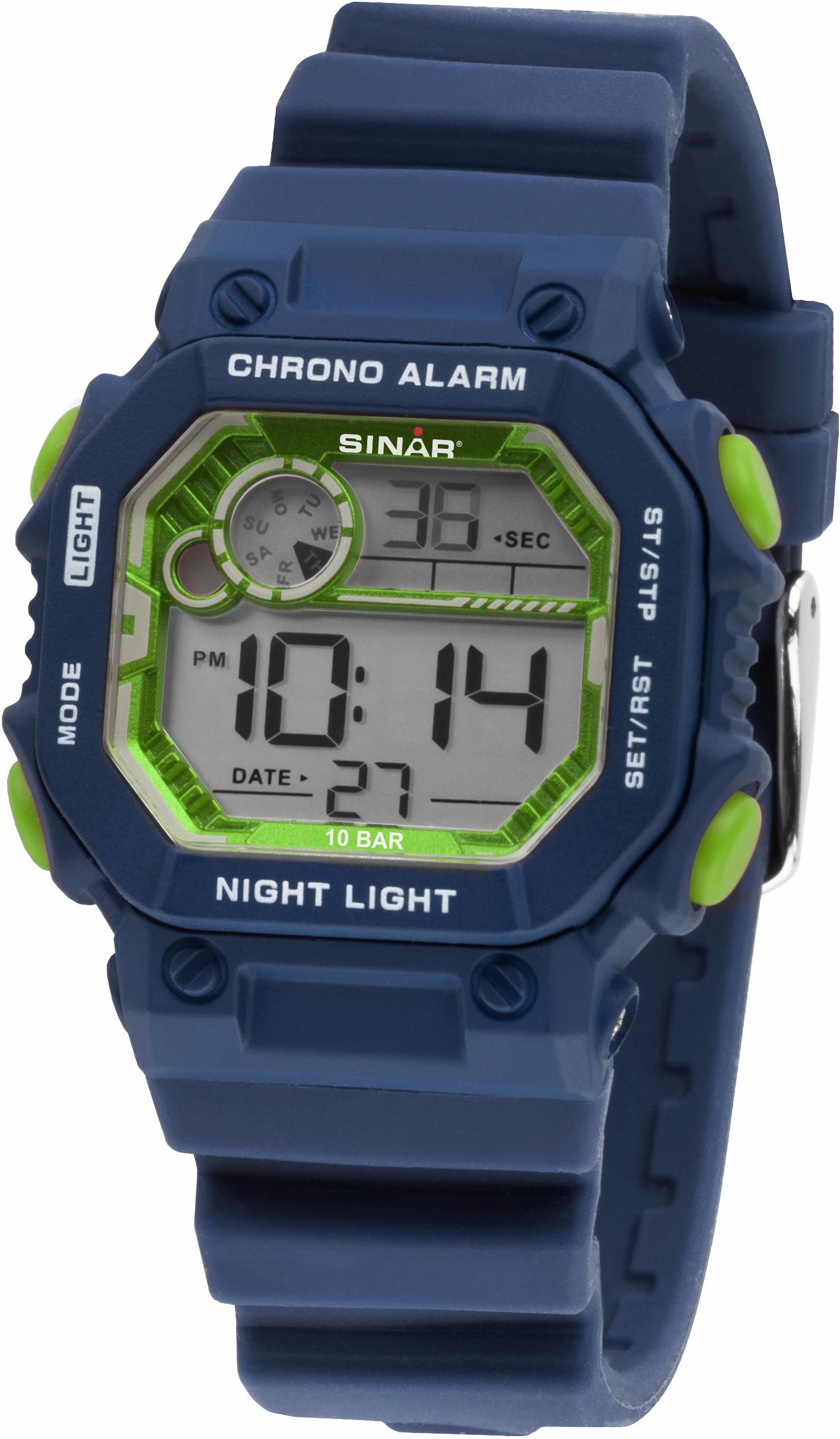 Chronograph »XE-55-2«, Armbanduhr, Quarzuhr, Kinderuhr, digital, Datum, Stoppfunktion