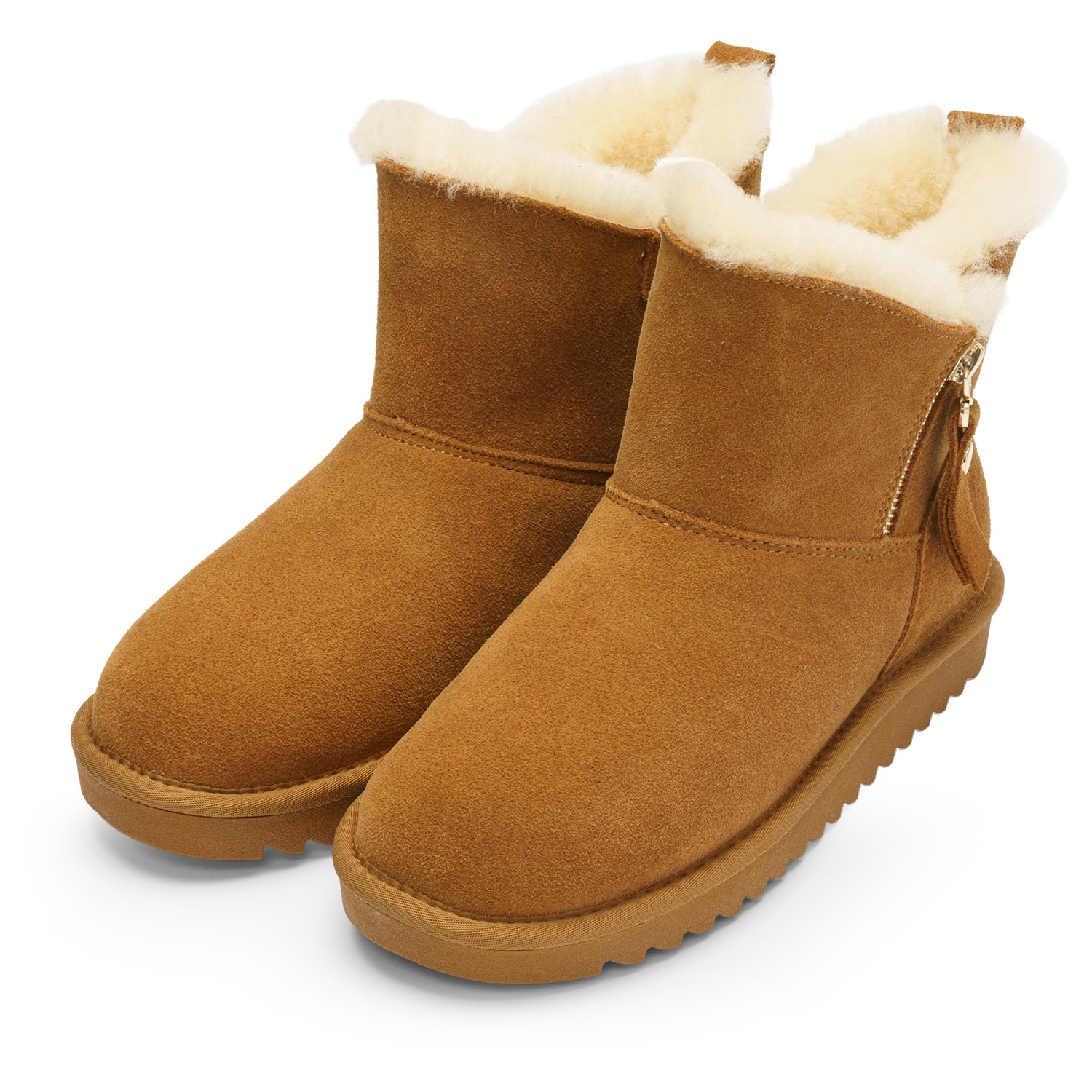 Ara Winterboots »ALASKA Zip«, Stiefel aus echtem Lammfell mit Reißverschluss, G-Weite (weit)
