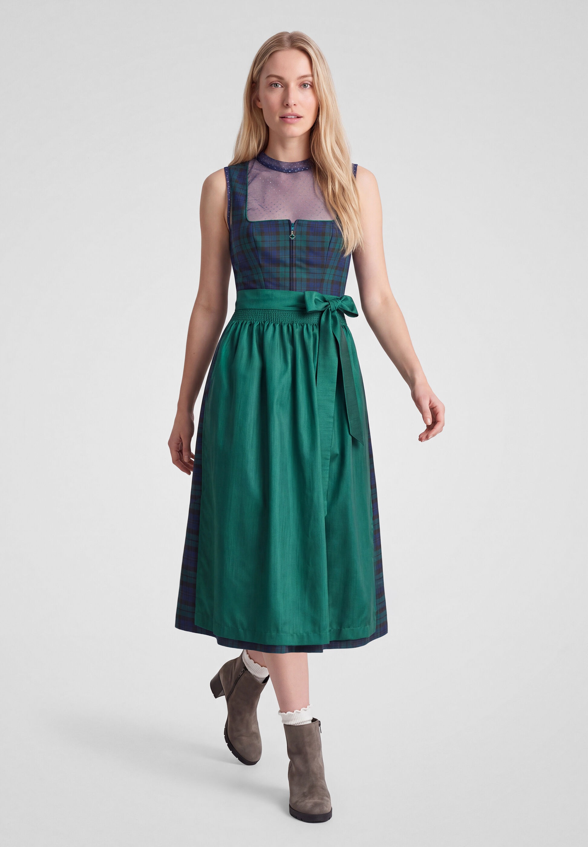 Spieth & Wensky Dirndl »Spieth & Wensky Dirndl Korsika« Ohne Taschen in Midilänge