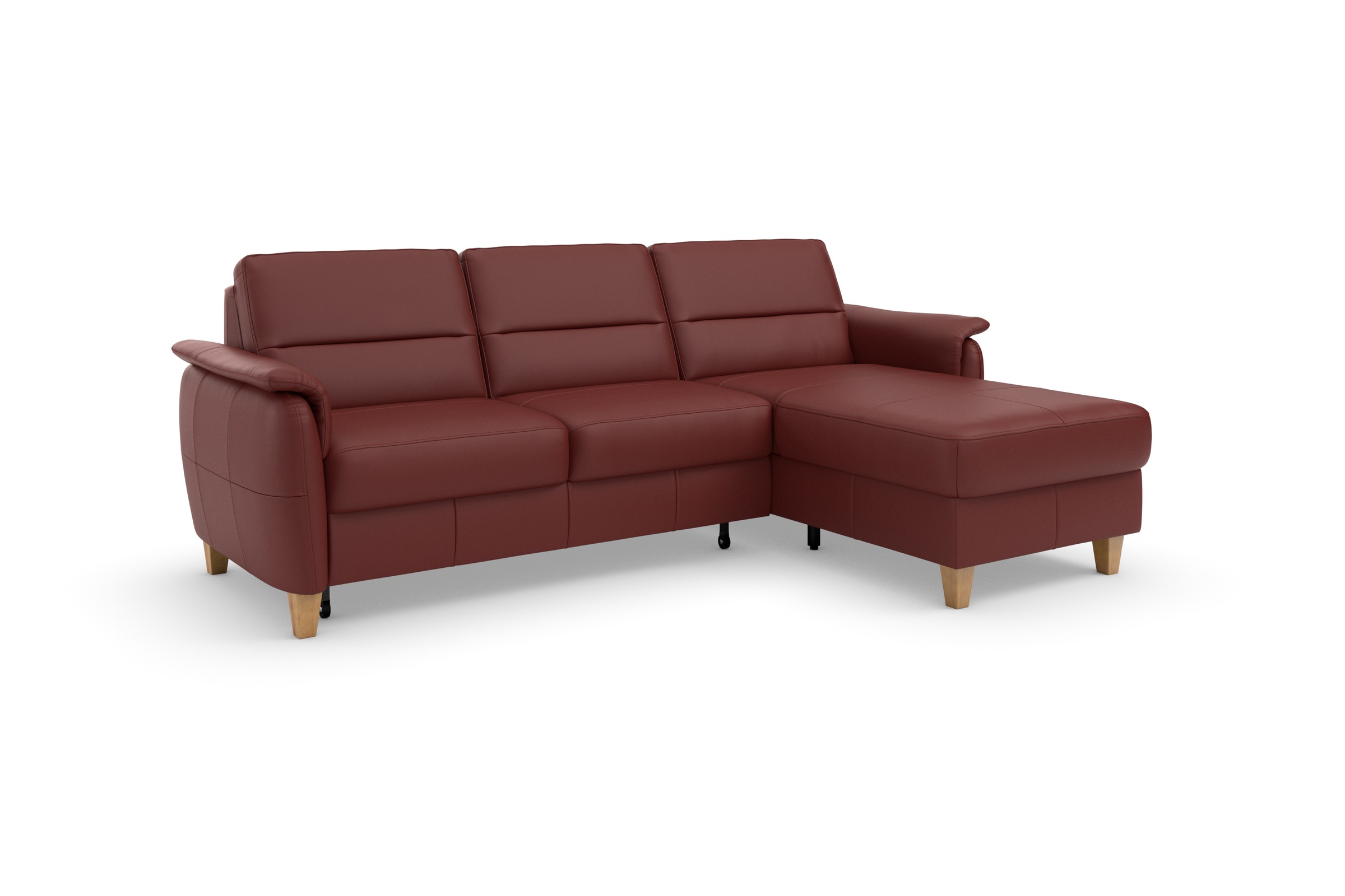 Home affaire Ecksofa »Palmera L-Form, B: 244 cm - OTTO. Verlässliche Qualität.« optional Bettfunktion & Bettkasten, Federkern