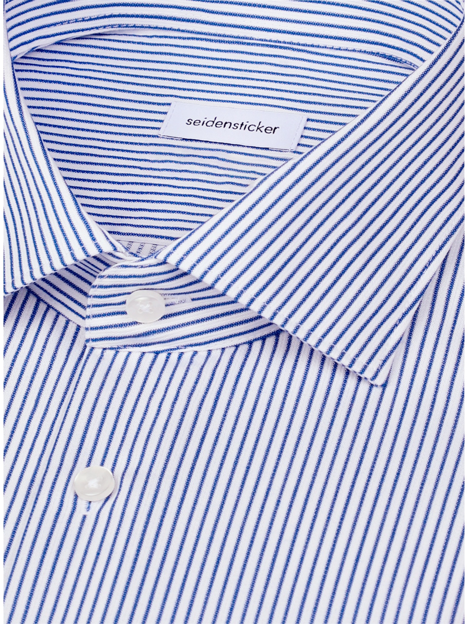 seidensticker Businesshemd »Schwarze Rose« Slim 1/1 Kentkragen Gestreift