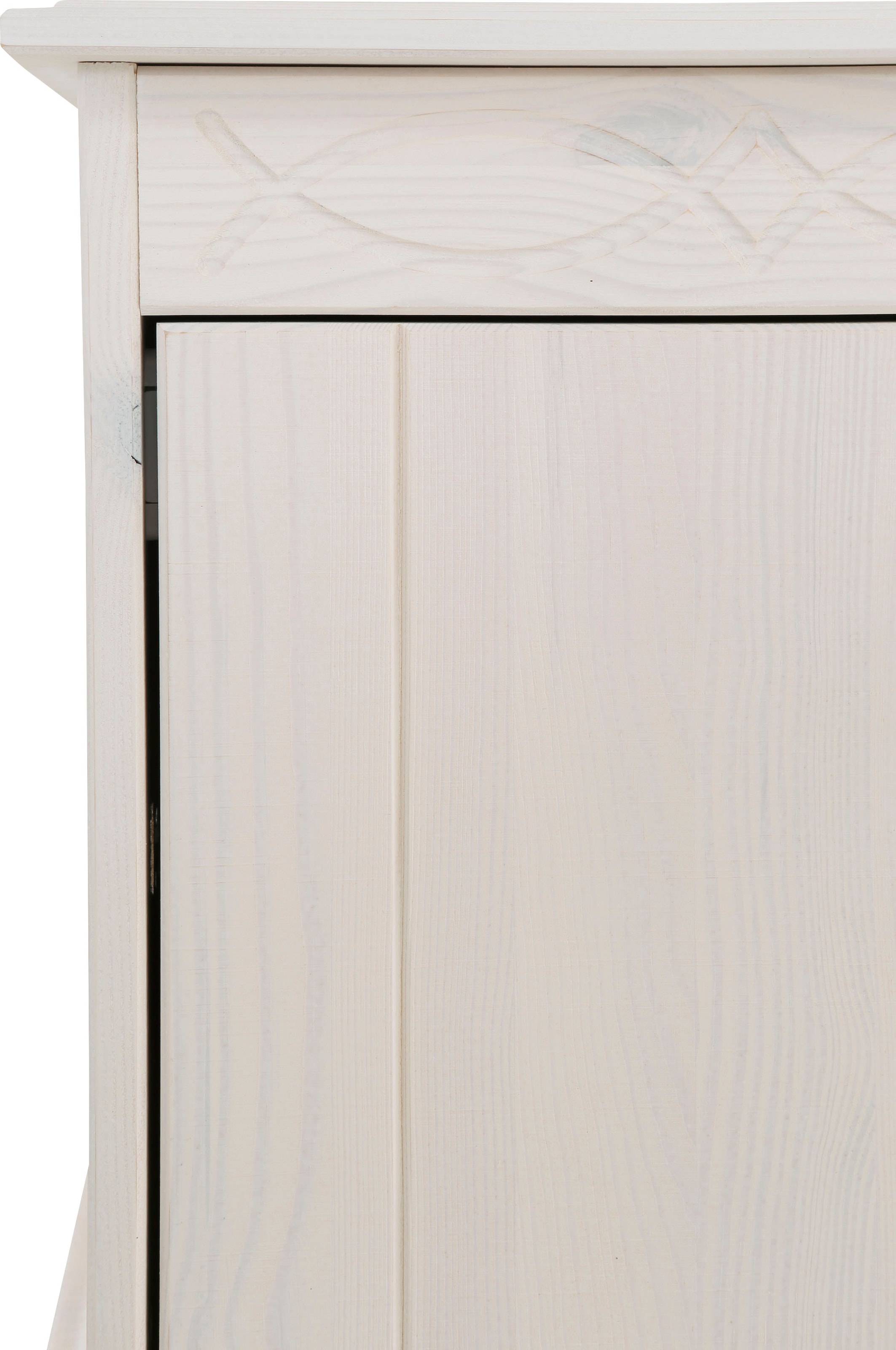 Home affaire Schuhbank »Indra«, aus massiver Kiefer, FSC®, Breite 90 cm, dezentes Ornament