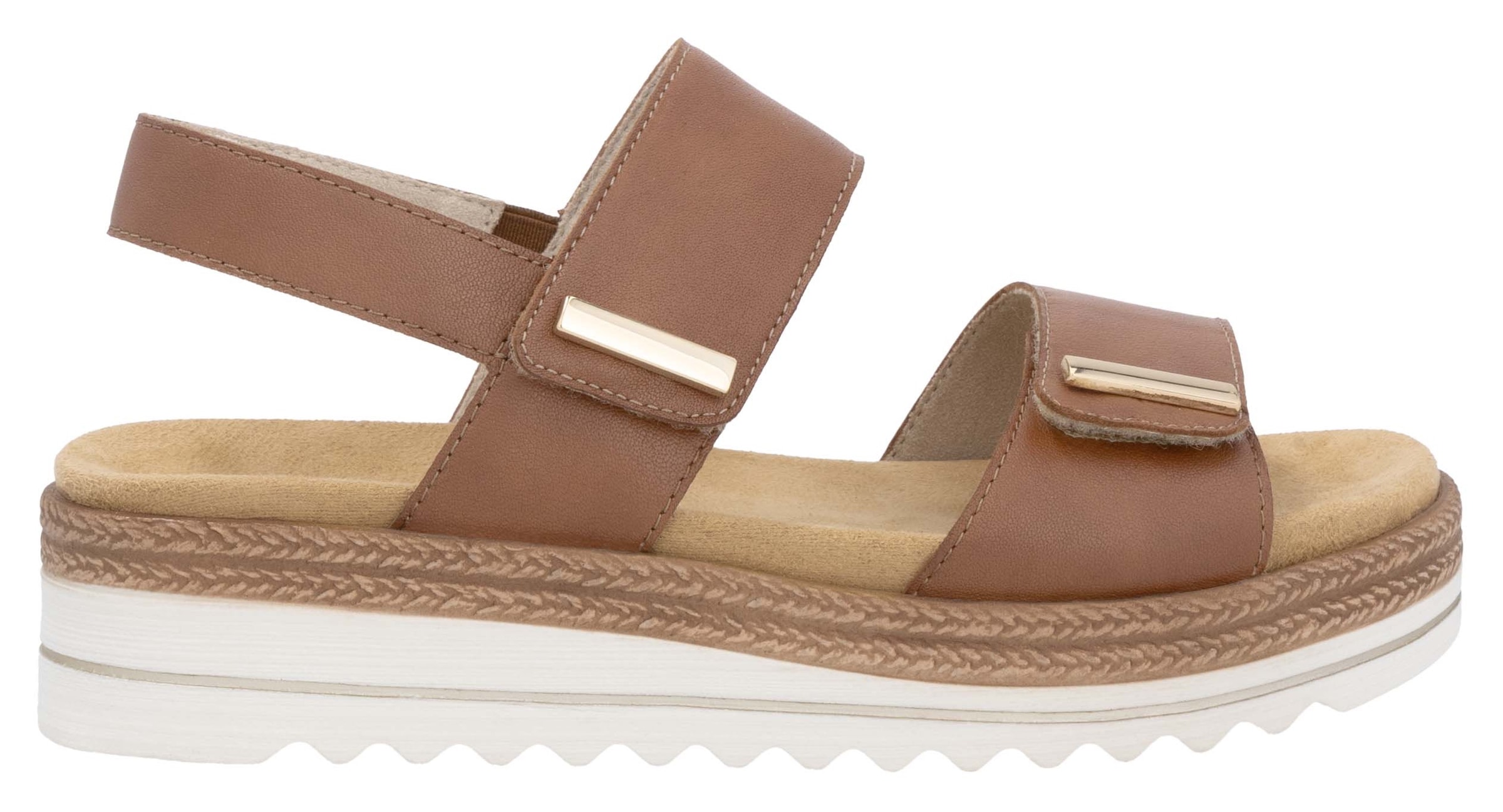 Remonte Keilsandalette, Riemchensandale, Bequemschuh mit Schmuckelementen