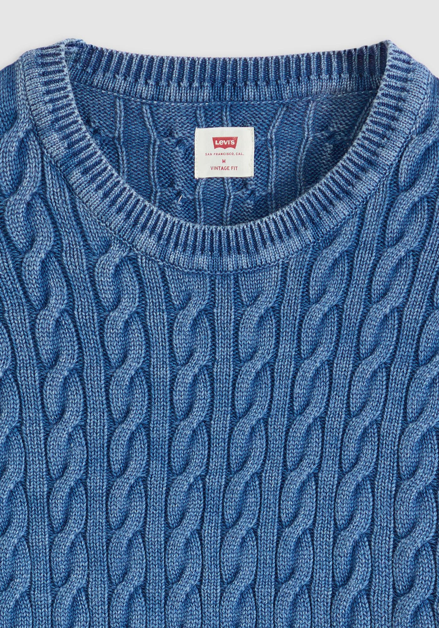 Levi's® Rundhalspullover »LV PRESIDIO«, mit Zopfmuster