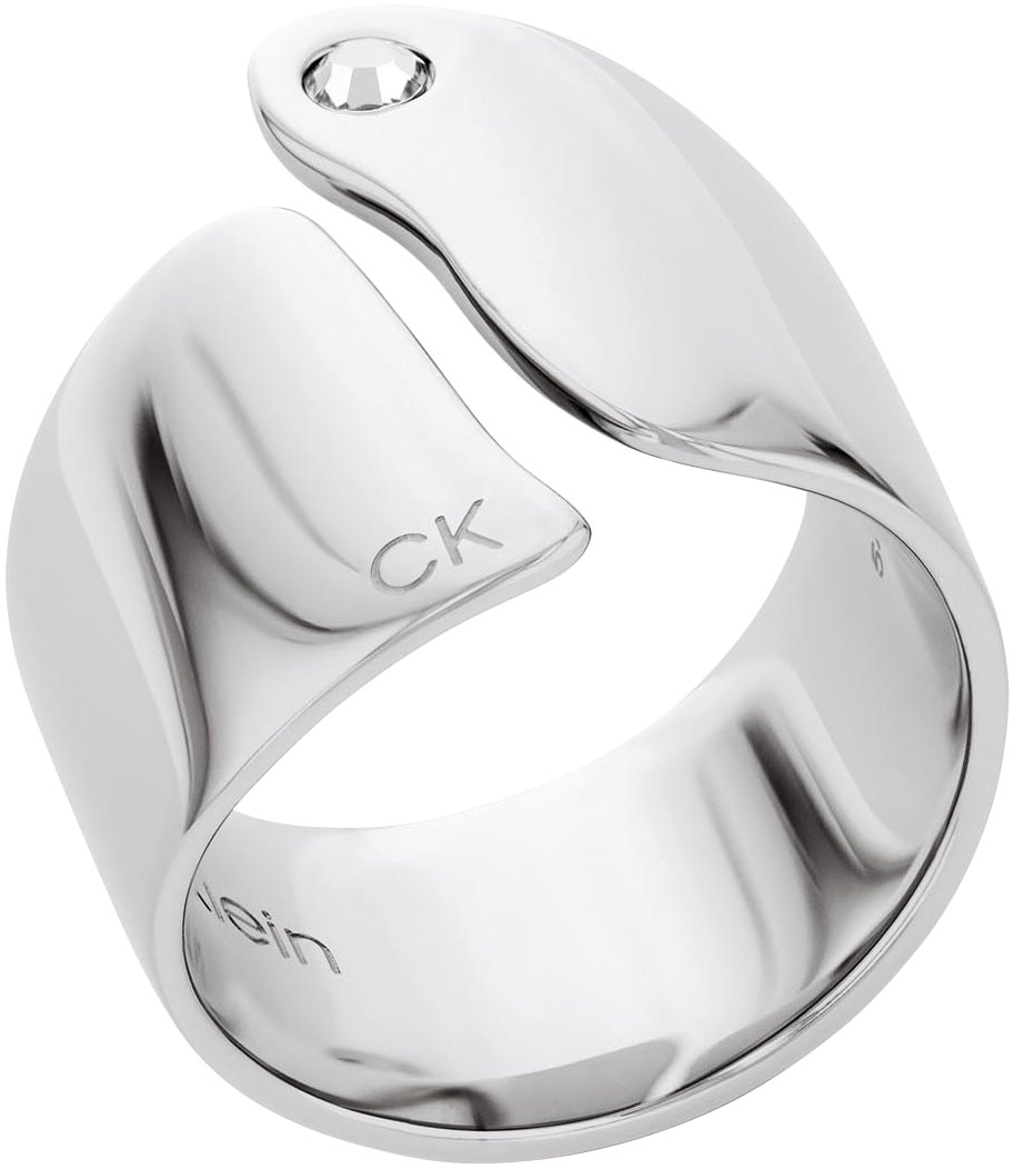 Calvin Klein Fingerring »CK CHERISHED, 35000663C,D, 35000664C,D«, mit Glasstein