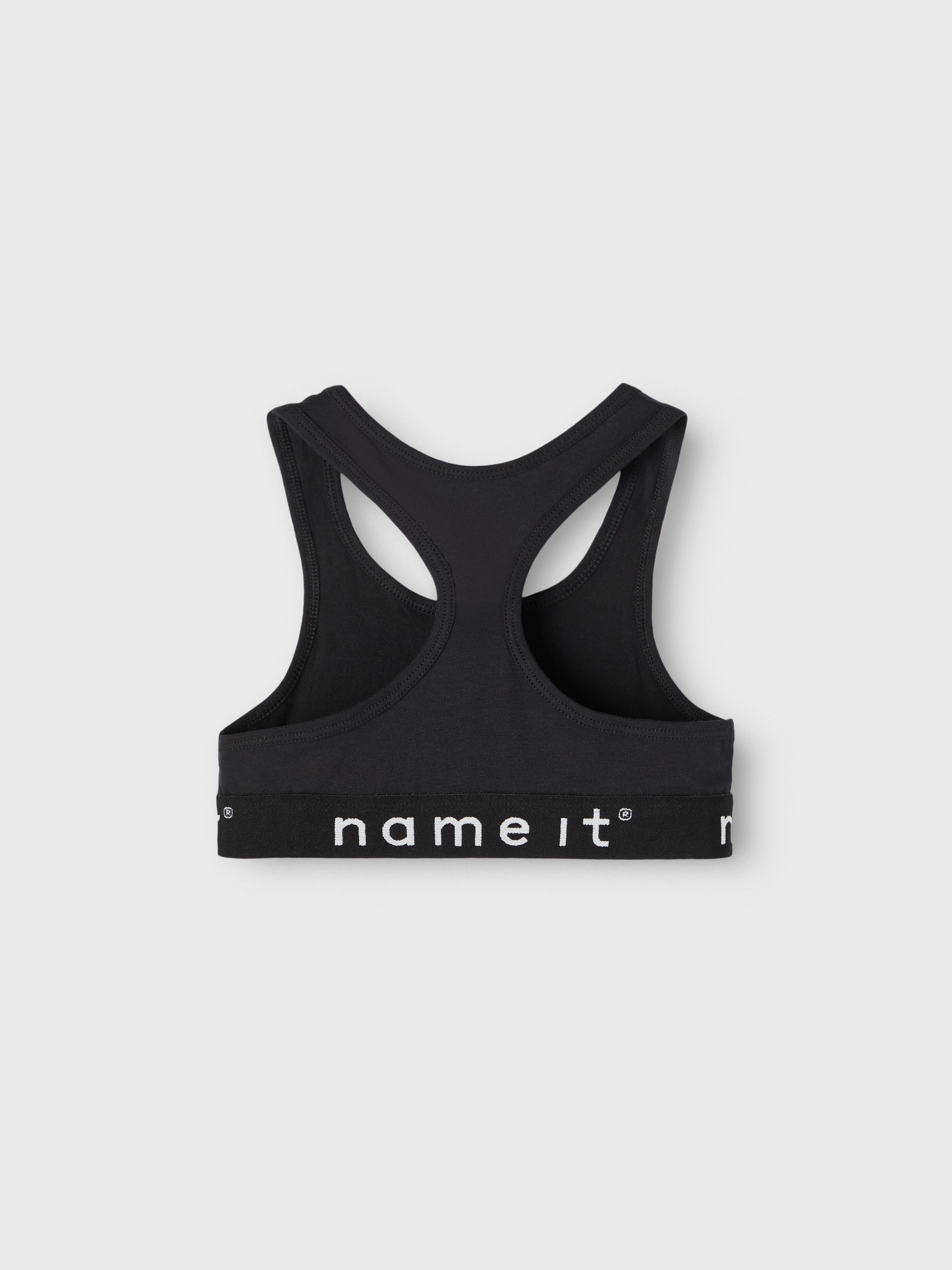 Name It Bustier »NKFSHORT TOP 2P NOOS« Packung, 2 unifarben, casual, körpernah, Baumwolle