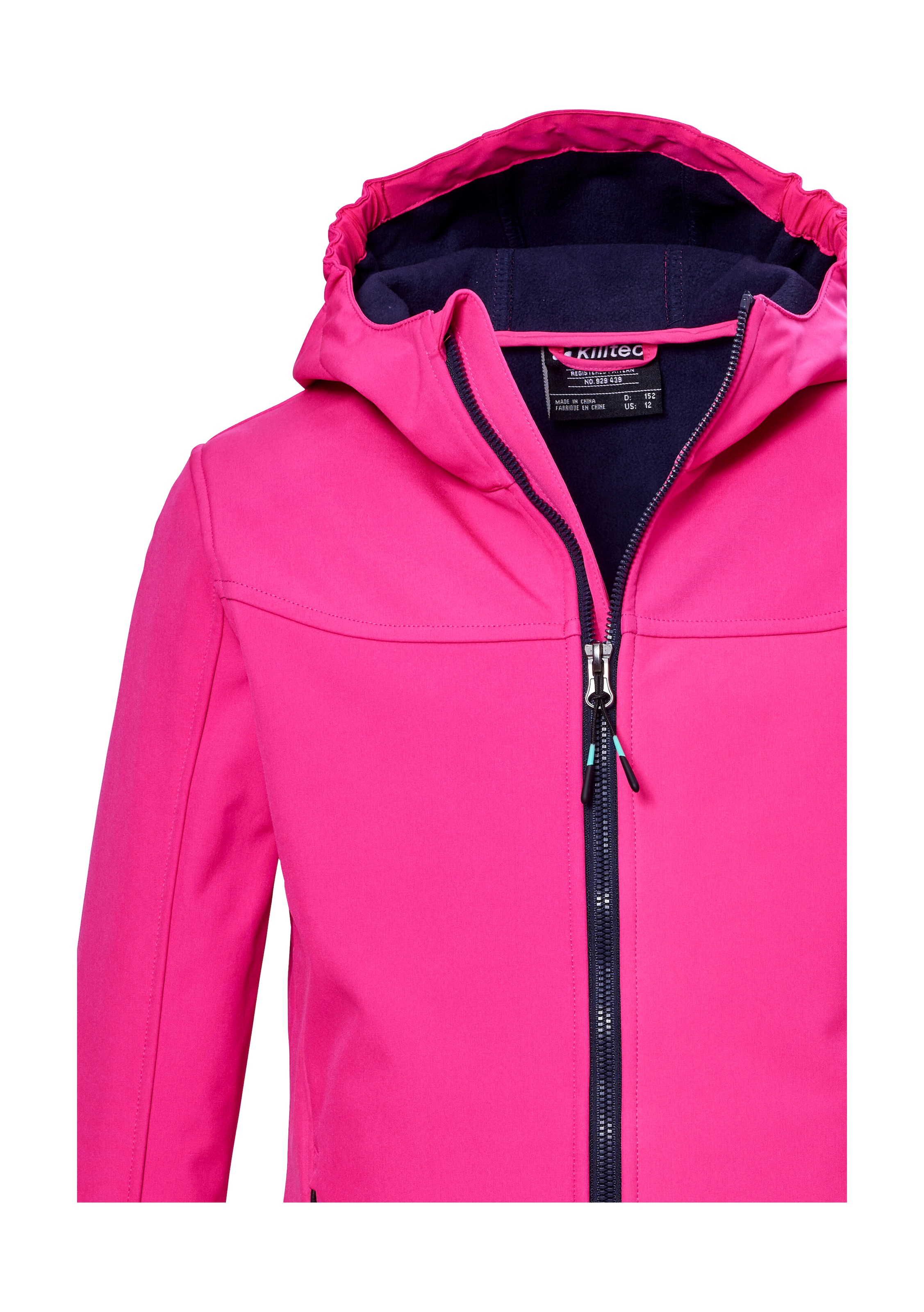 Killtec Softshelljacke »KOS 145 GRLS SFTSHLL JCKT«, Wind- und wasserabweisende Mädchenjacke, atmungsaktiver Mesh-Einsatz