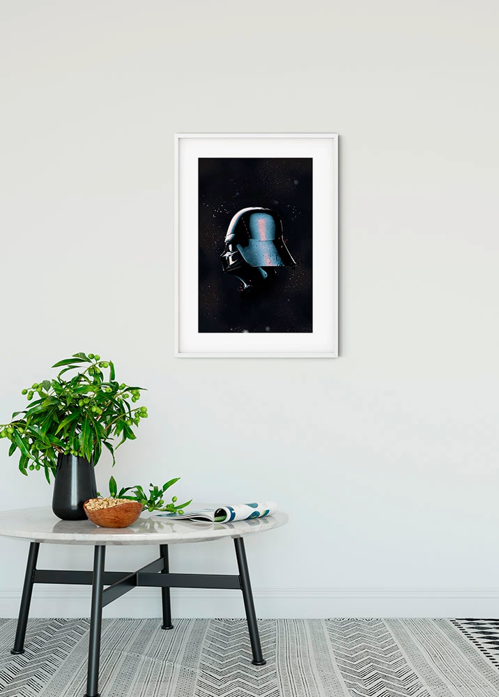 Komar Bild »Star Wars Classic Helmets Vader« Star Wars 1 Stk. tlg. Wandbild zur Dekoration im Kinderzimmer - ohne Rahmen