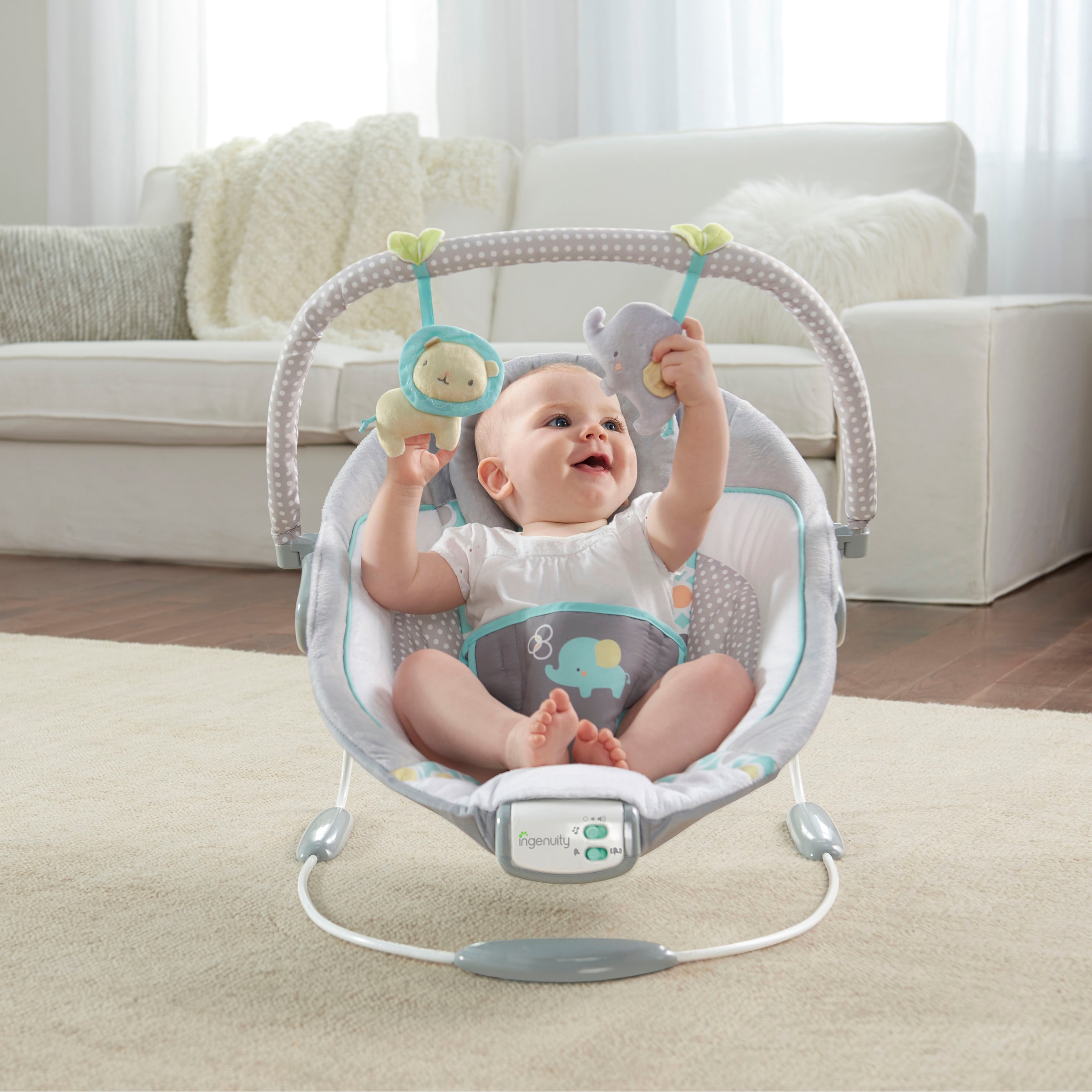 ingenuity Babywippe »Soothing Bouncer, Morrison«, bis 18 kg