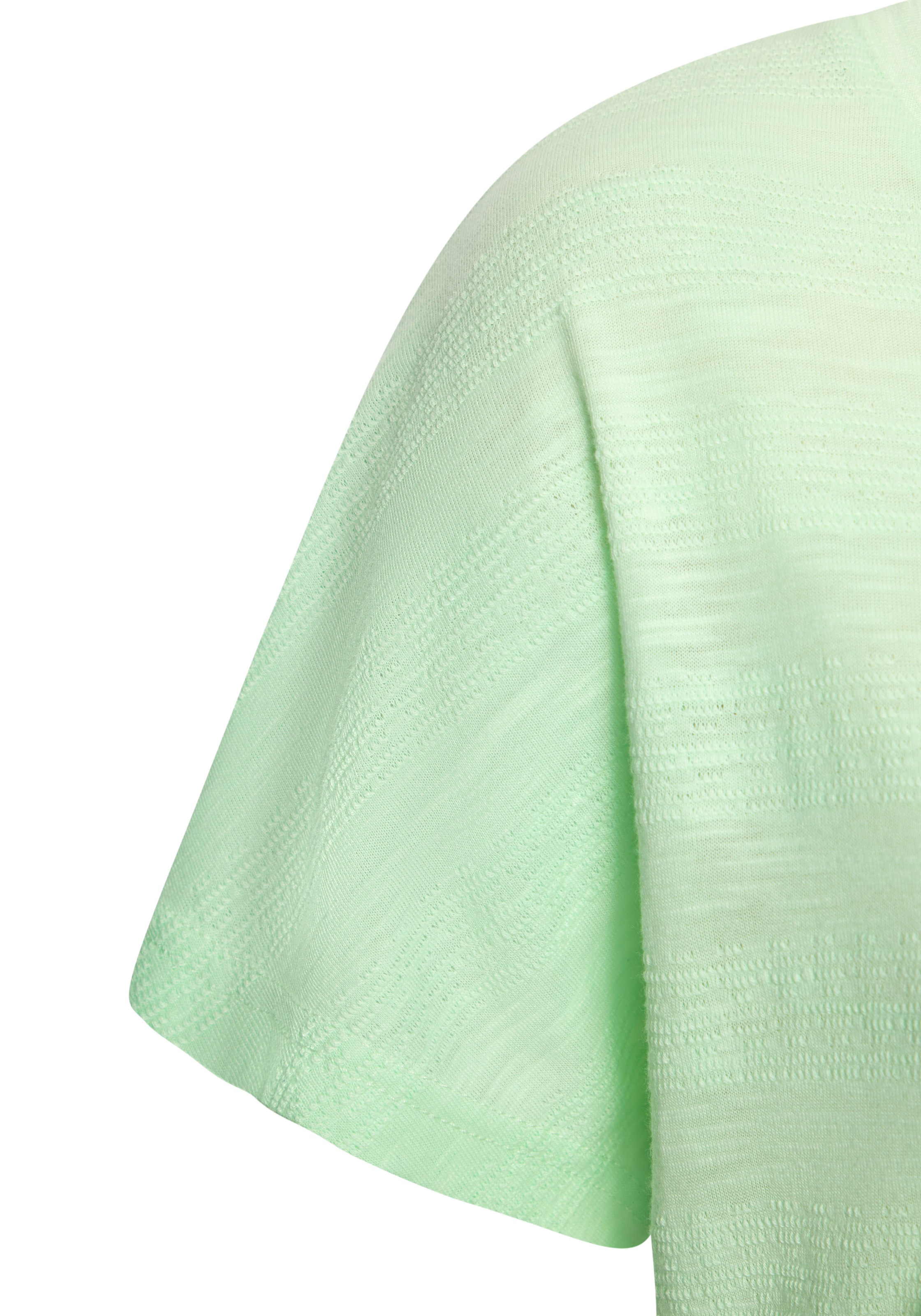 Vivance T-Shirt »mit modischer Strukturoptik«, (2er-Pack), aus pflegeleichter Qualität mit Baumwolle