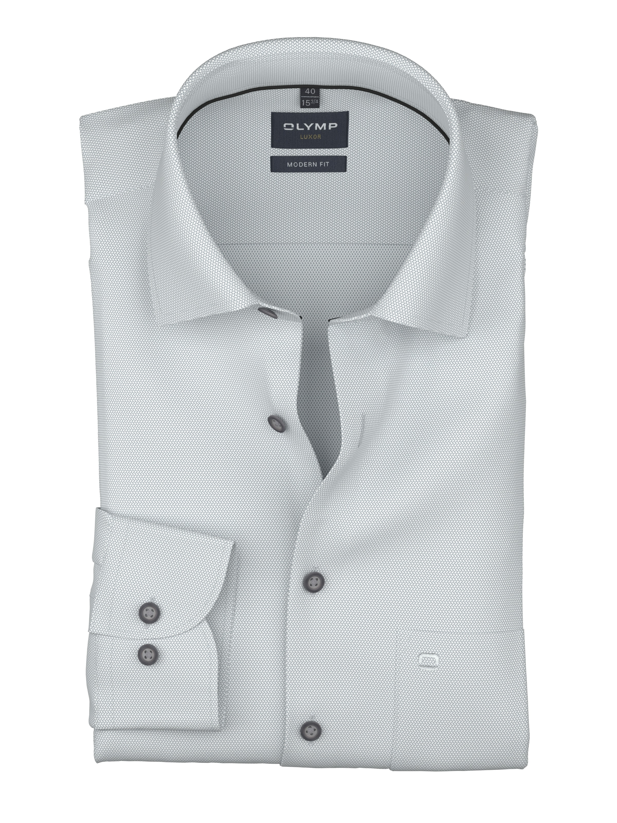 OLYMP Langarmhemd »Luxor« Businesshemd, modern fit, New-Kentkragen