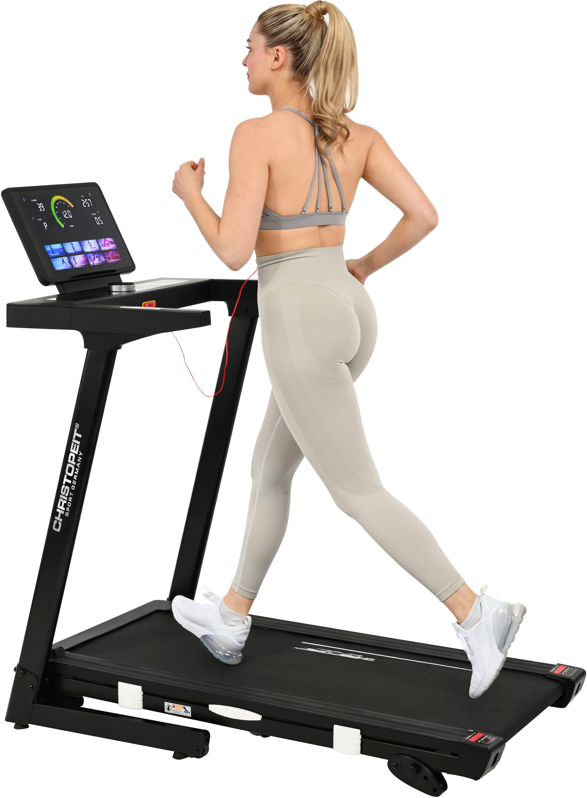 Christopeit Sport® Laufband »Laufband TM 4000 S« bis max. 16 km/h, klappbar, 120 kg max. Benutzergewicht