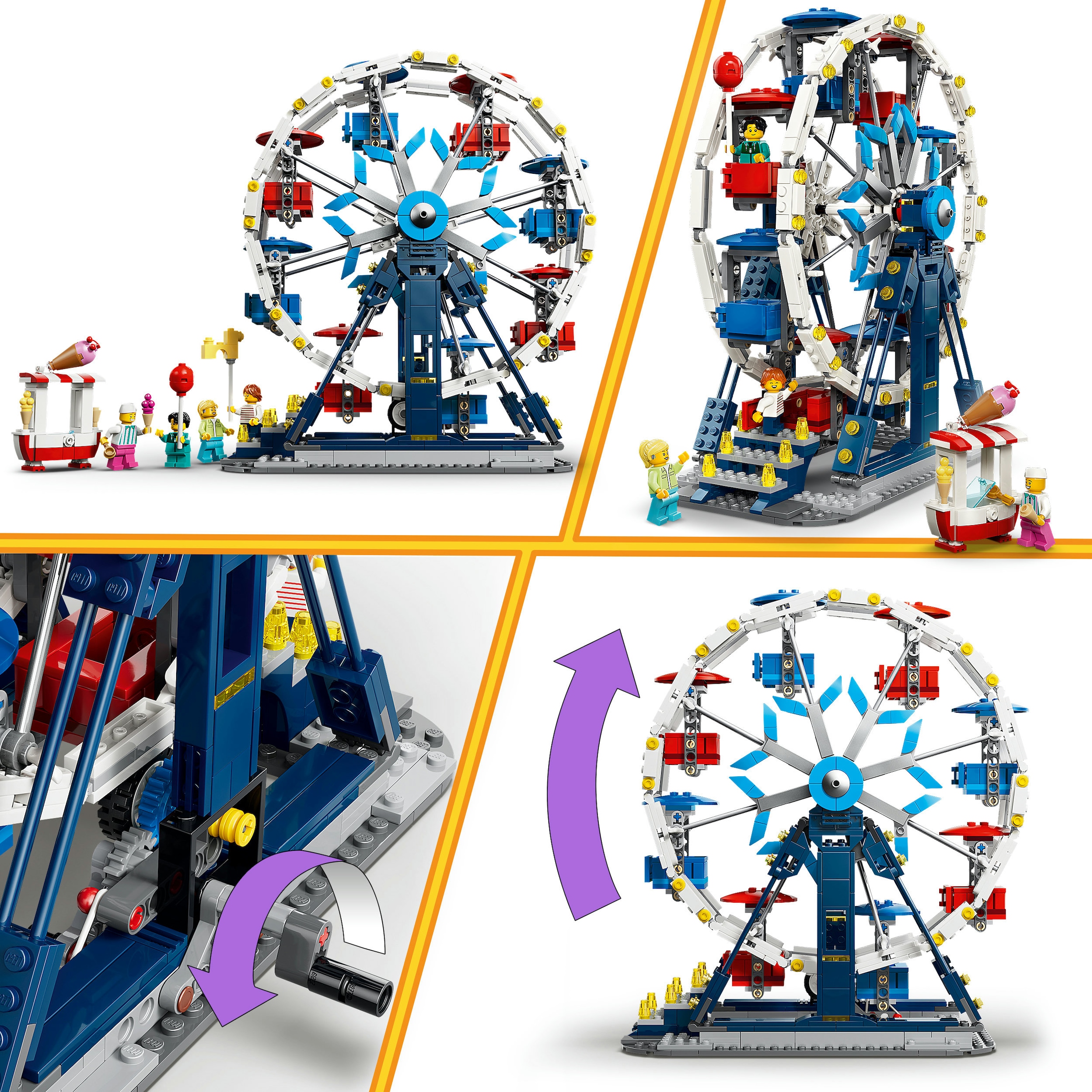 LEGO® Konstruktionsspielsteine »Legendäres Riesenrad (31389), LEGO Creator« Made in Europe
