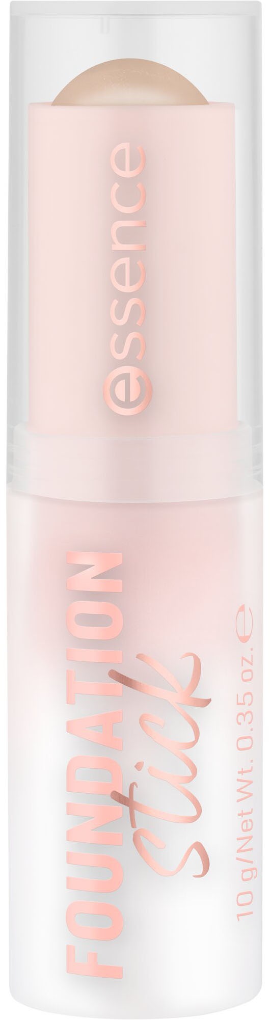 Essence Foundation »FOUNDATION stick«, (Set, 3 tlg.), Cremig und leicht verblendbar, Matt-Finish, variable Deckkraft.