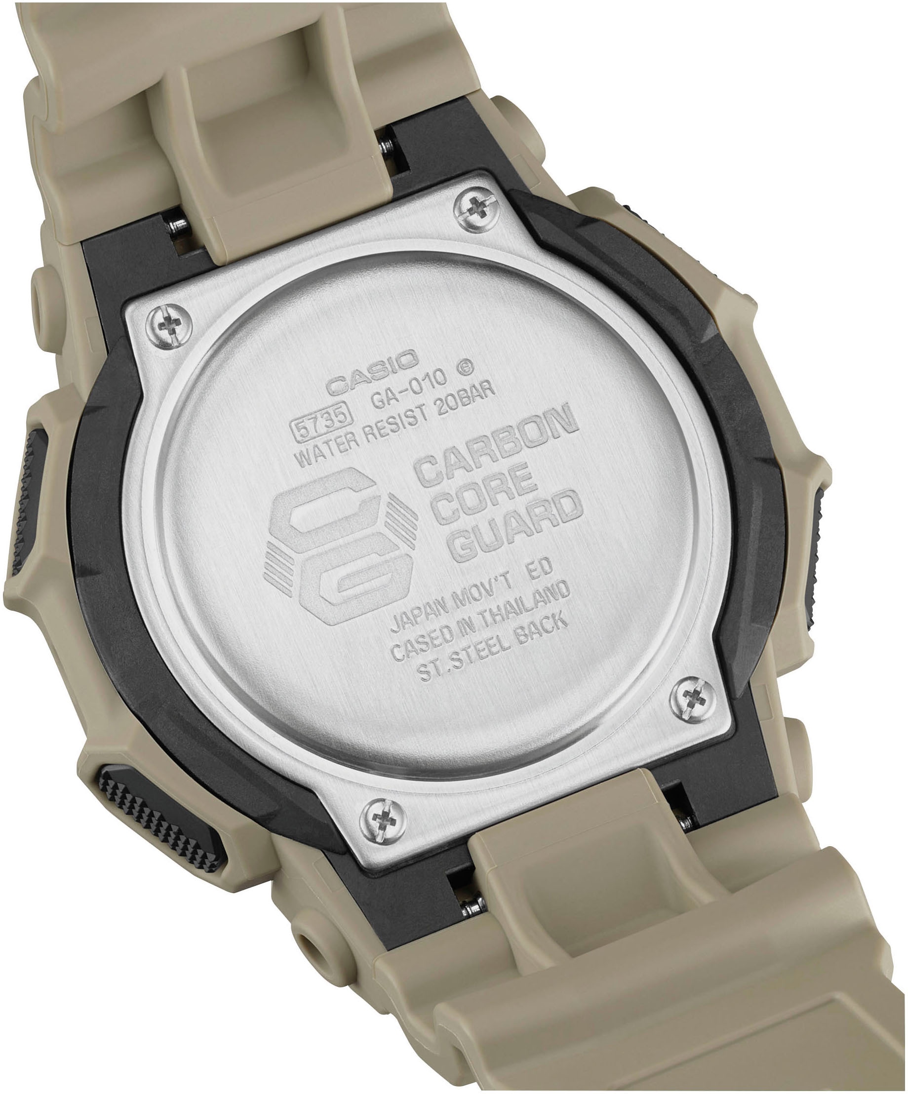 CASIO G-SHOCK Chronograph, Quarzuhr, Armbanduhr,Herrenuhr, digital,Resinband, bis 20 bar wasserd.