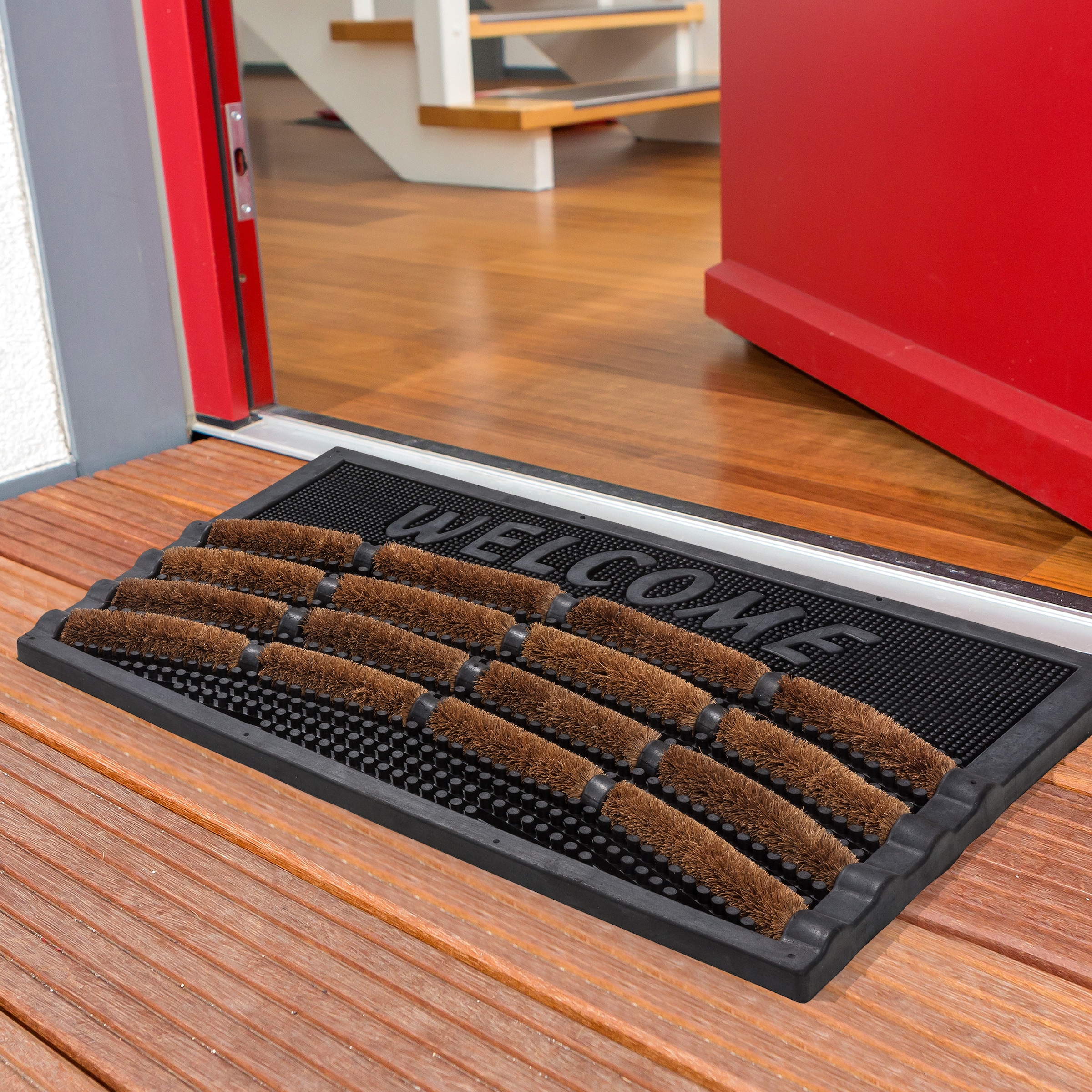 ASTRA Fußmatte »Rimini« rechteckig 30 mm Höhe Schmutzfangmatte, In- und Outdoor geeignet, 40x60 cm