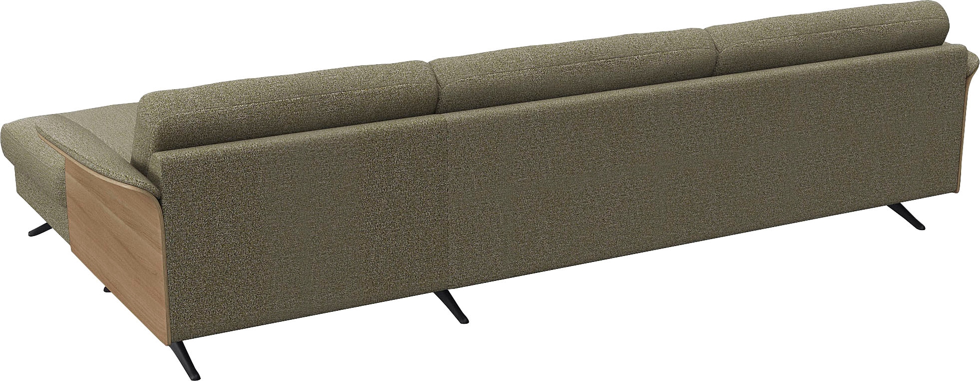 FLEXLUX Ecksofa »Glow, super bequem durch hochwertigem Sitzaufbau mit Federkern, L-Form« Modernes skandinavisches Design