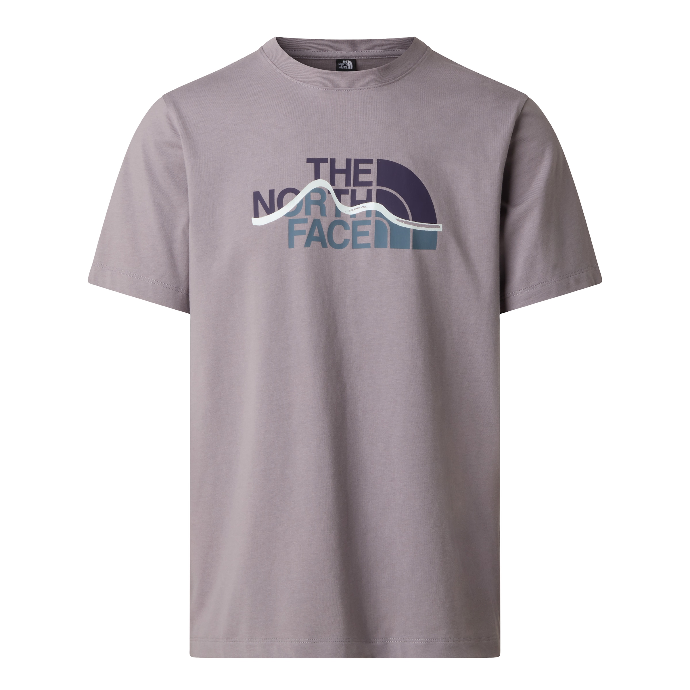 The North Face T-Shirt »M MOUNTAIN LINE REGULAR SHORT SLEEVE TEE« normale Passform, Kurzarm, für sportliche Aktivitäten und Outdoor