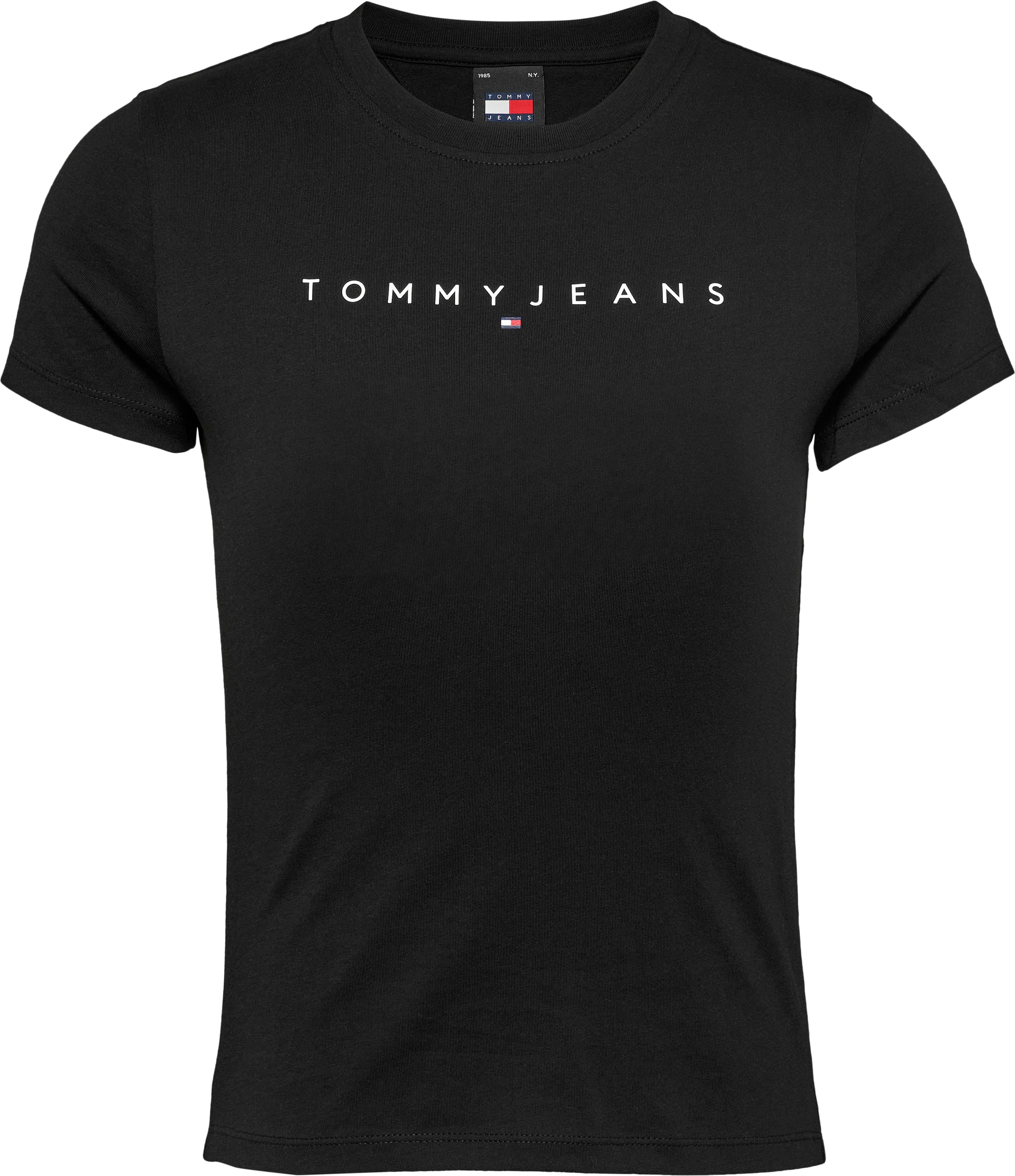 Tommy Jeans T-Shirt »TJW SLIM LINEAR TEE EXT«, mit Logo-Schriftzug